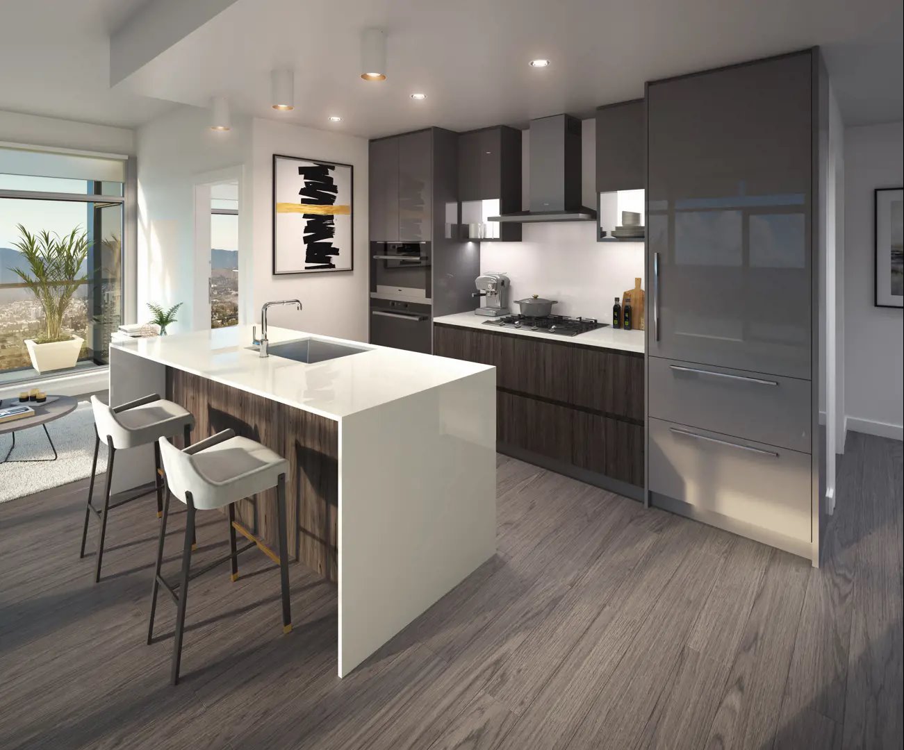 The Sky Estates at Highline Metrotown in Burnaby — rendering 11