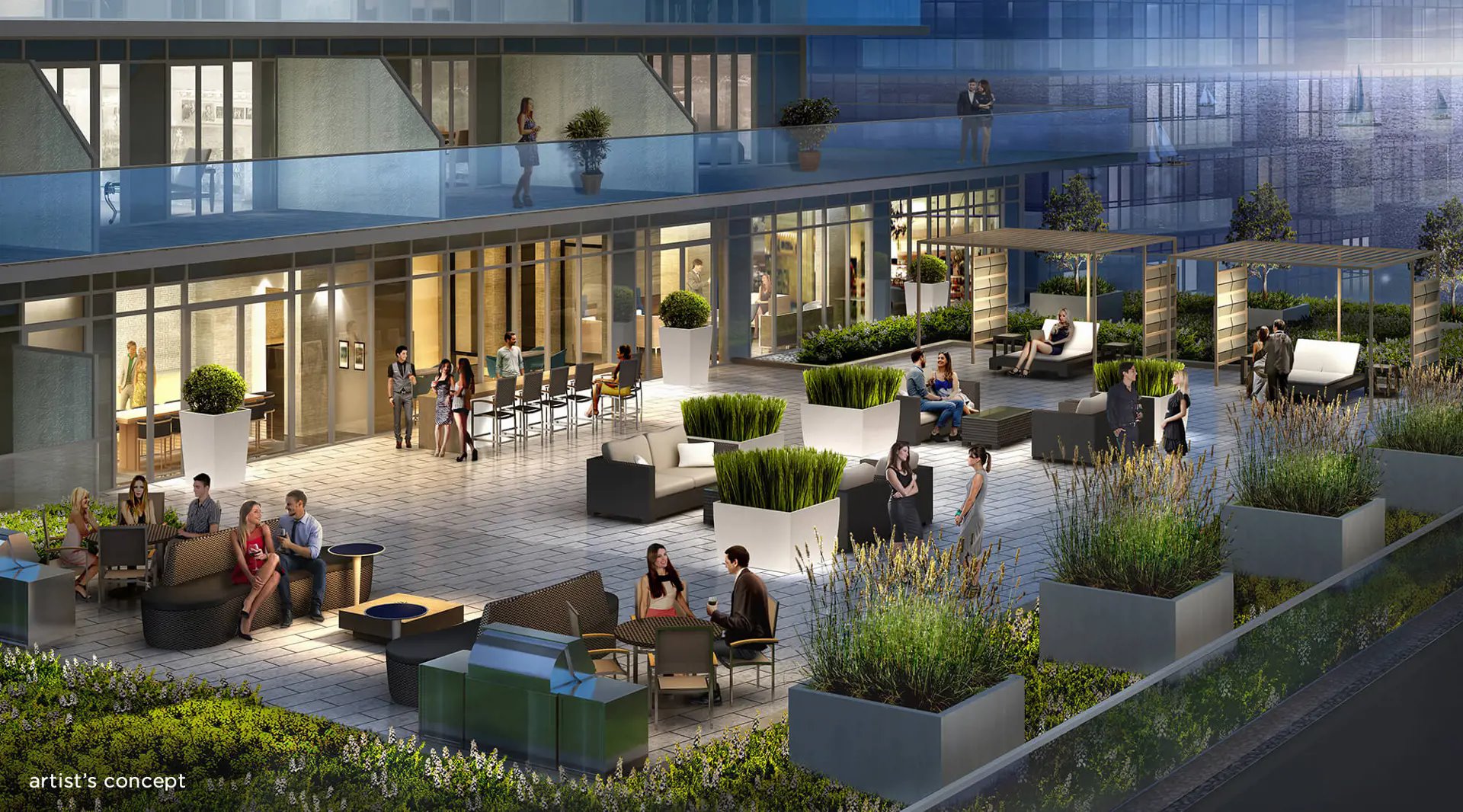 Water’s Edge at the Cove in Toronto — rendering 3