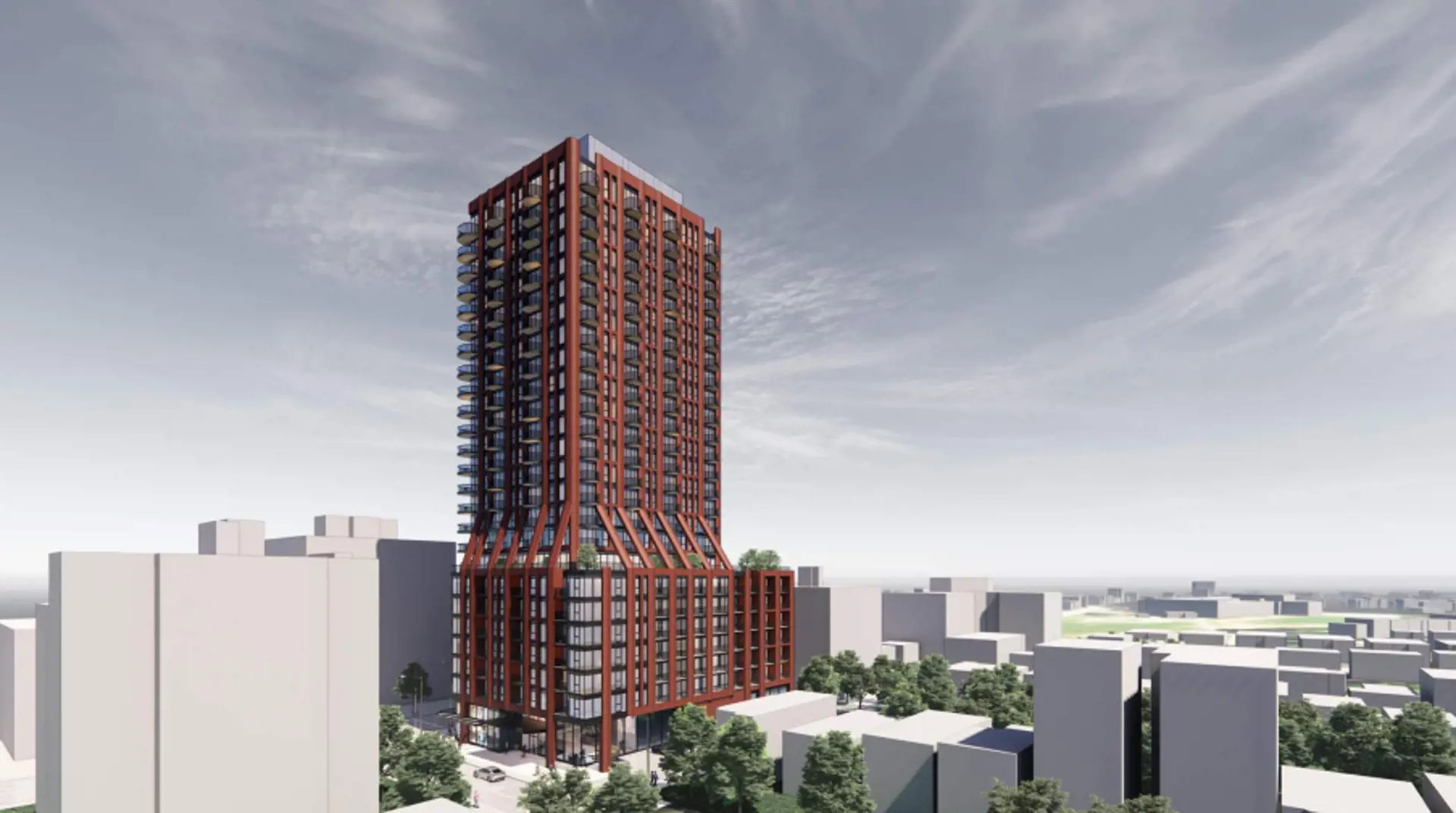 537-543 Eglinton Avenue East in Toronto — rendering 2