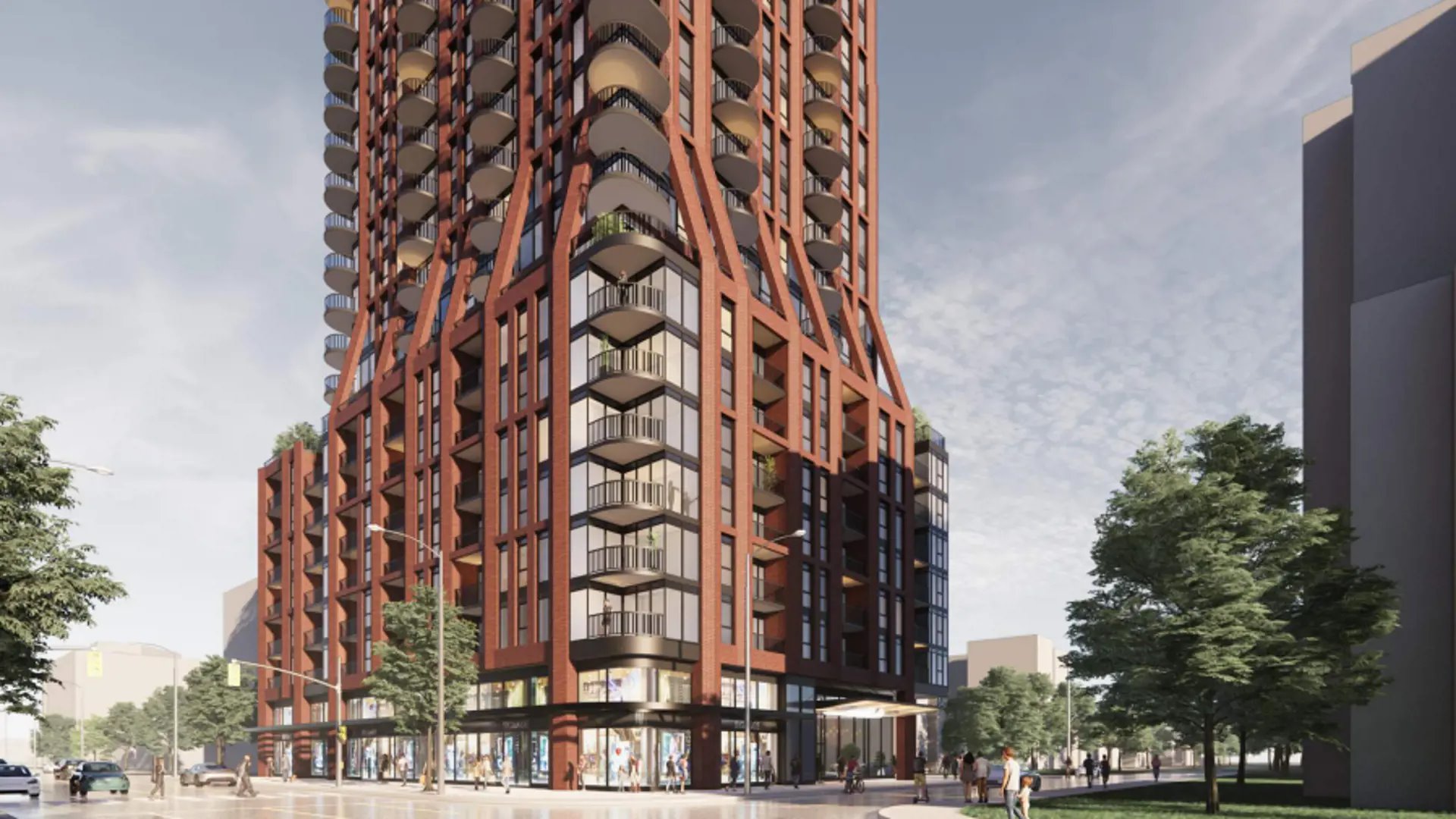537-543 Eglinton Avenue East in Toronto — rendering 3
