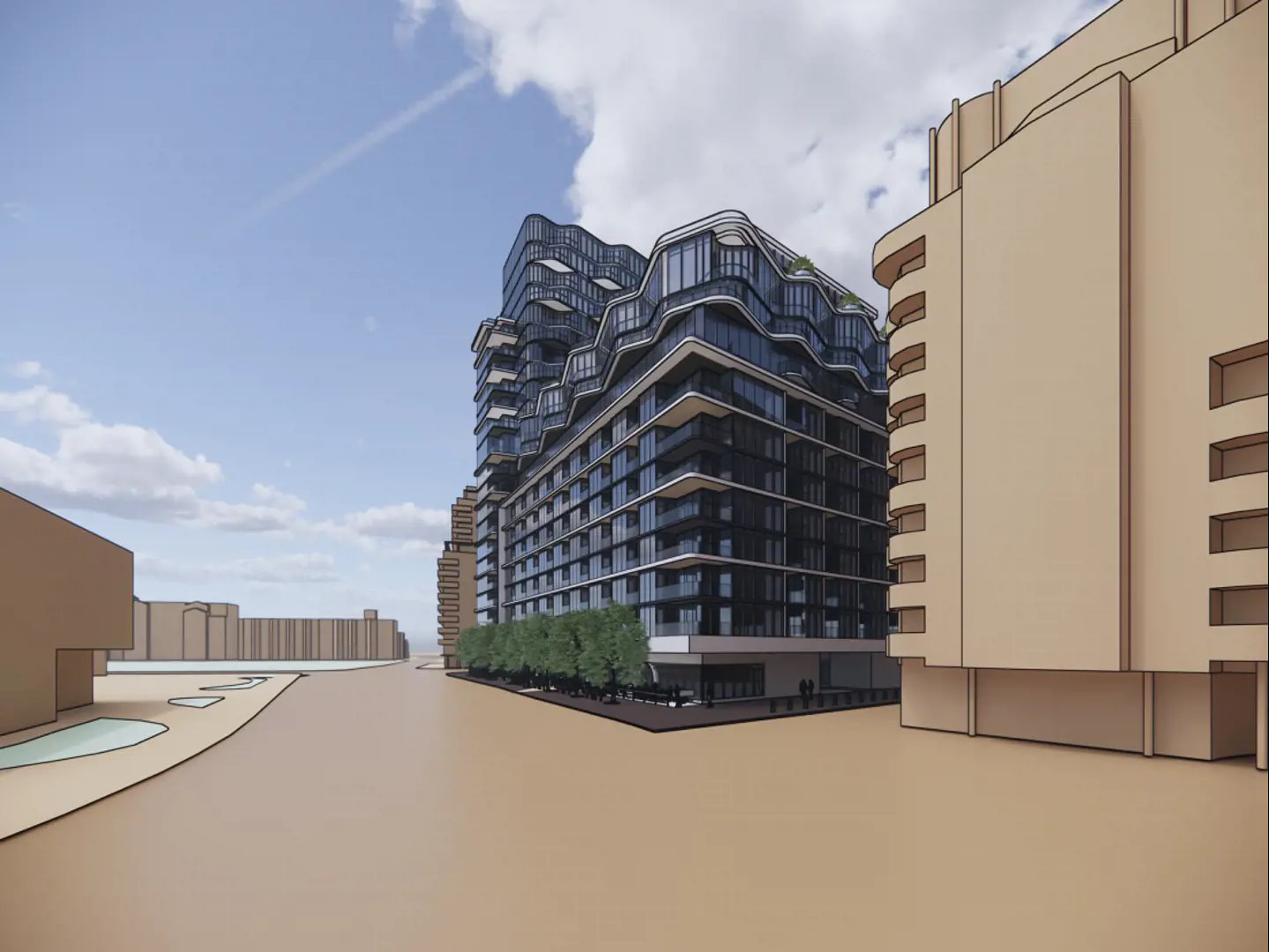 545 Lake Shore Boulevard West in Toronto — rendering 4