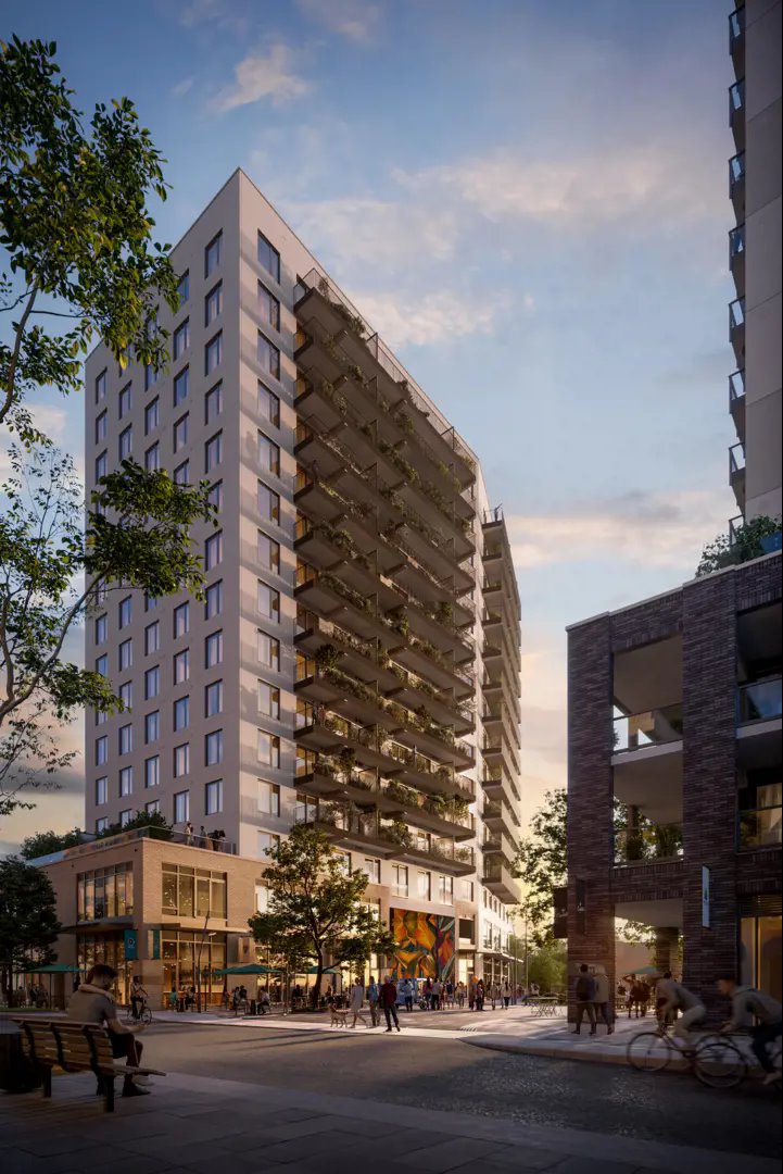 Baker District in Guelph — rendering 2