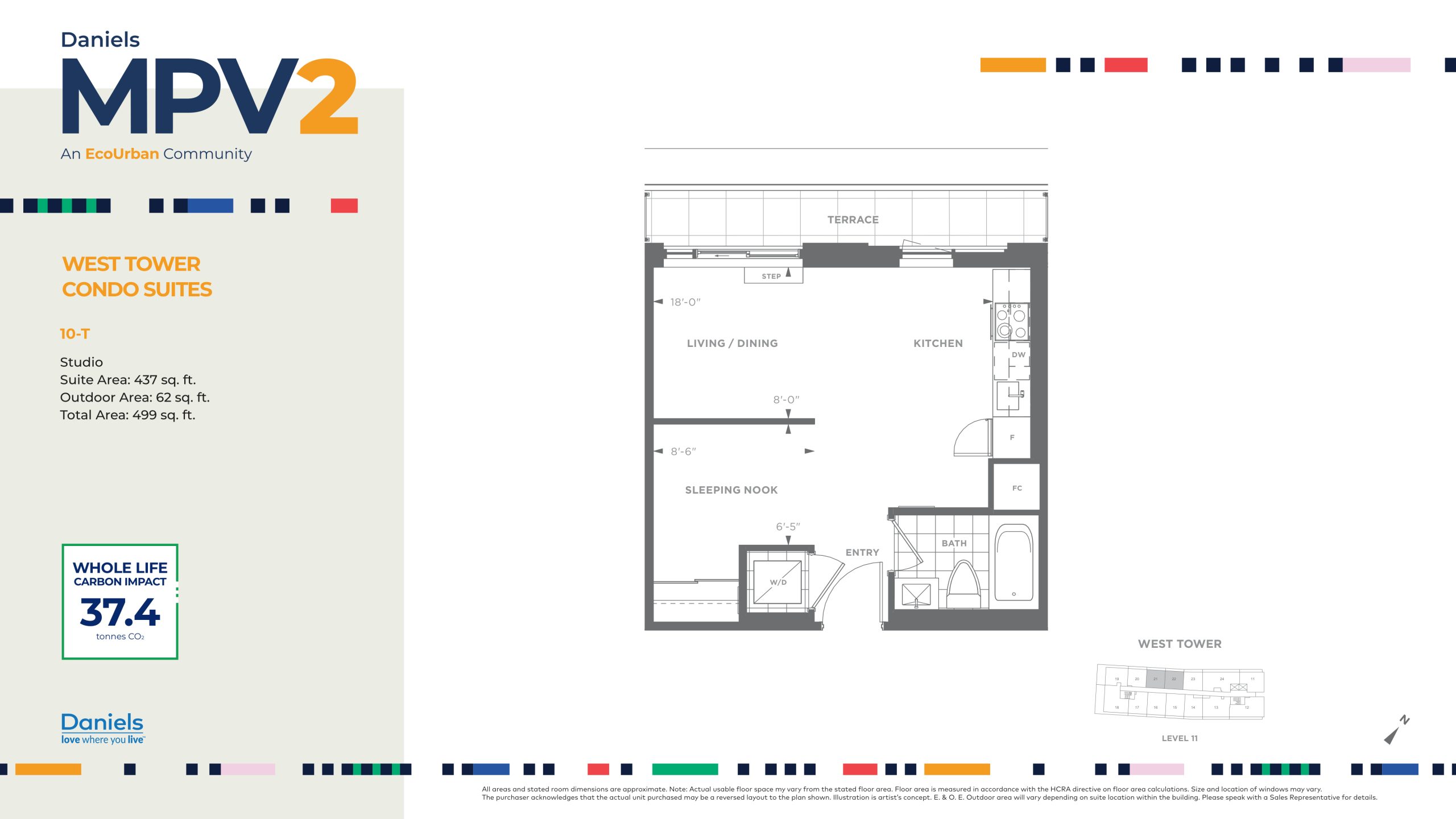 10-T (West Tower) floor plan