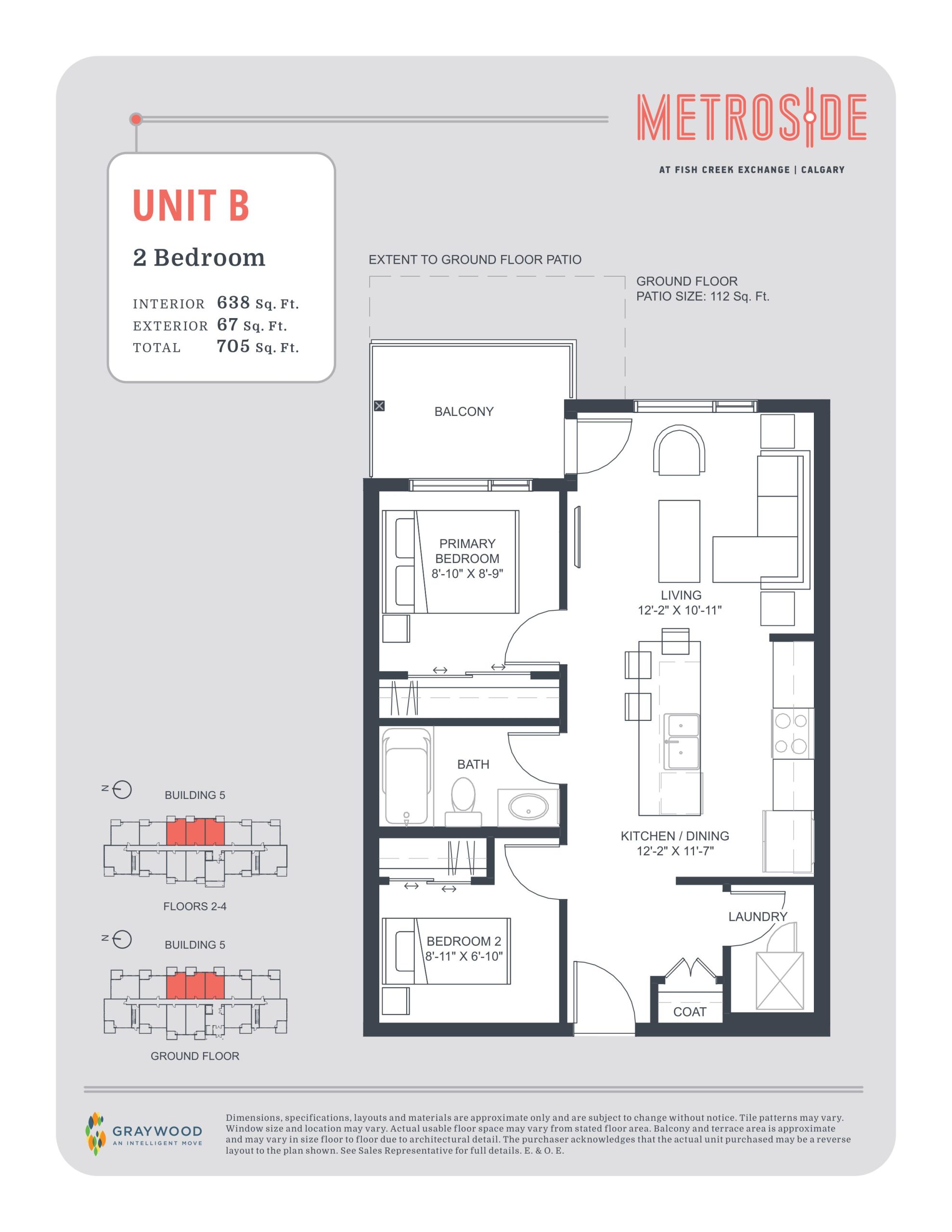 Unit B floor plan