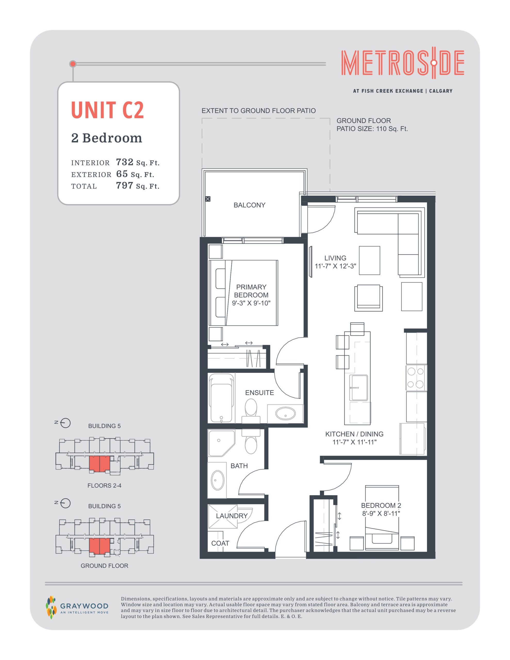 Unit C2 floor plan