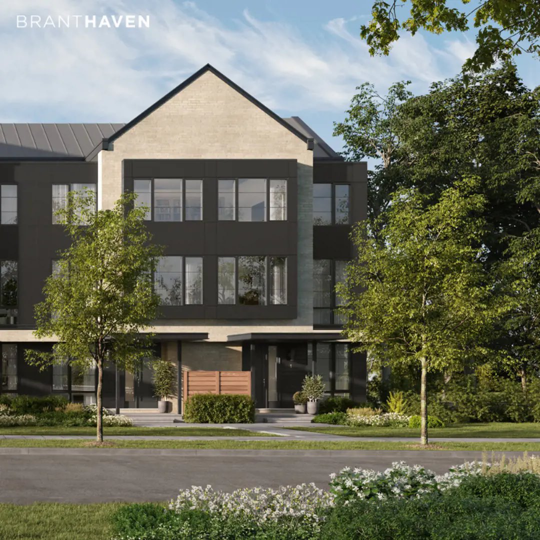 Millcroft Towns in Burlington — rendering 3