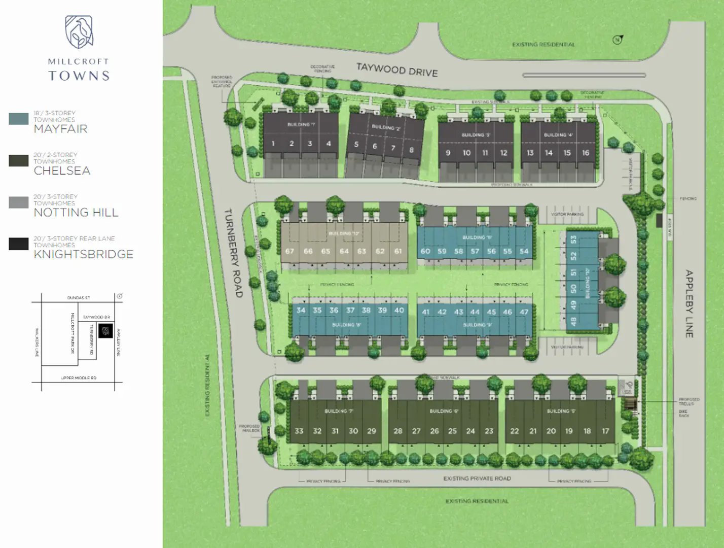 Millcroft Towns in Burlington — rendering 13