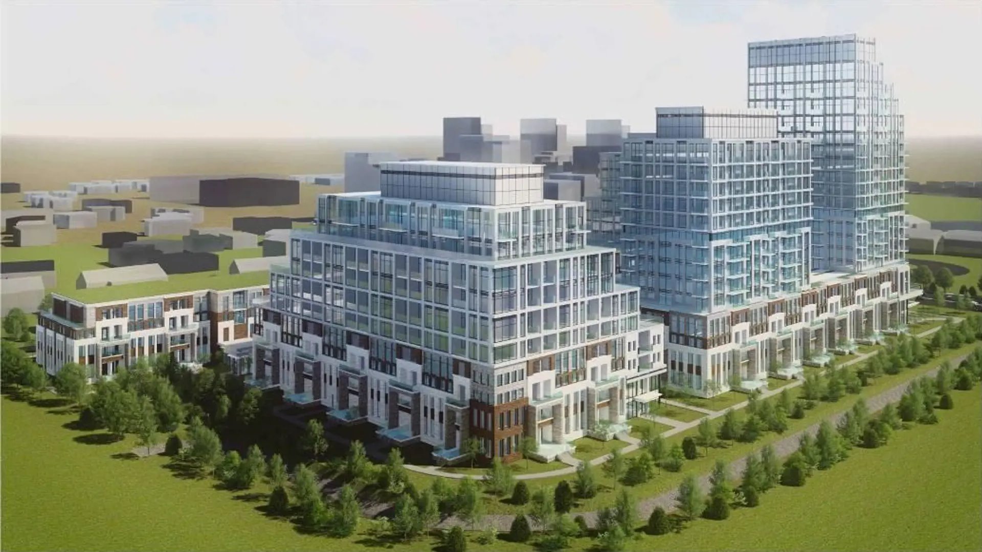 Arnold & Major Mackenzie Condos & in Richmond Hill — rendering 3