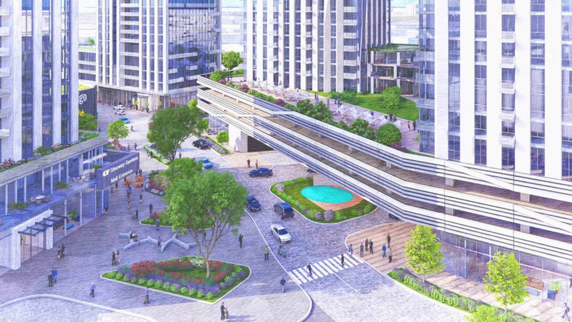 CF Sherway Gardens Redevelopment in Toronto — rendering 4