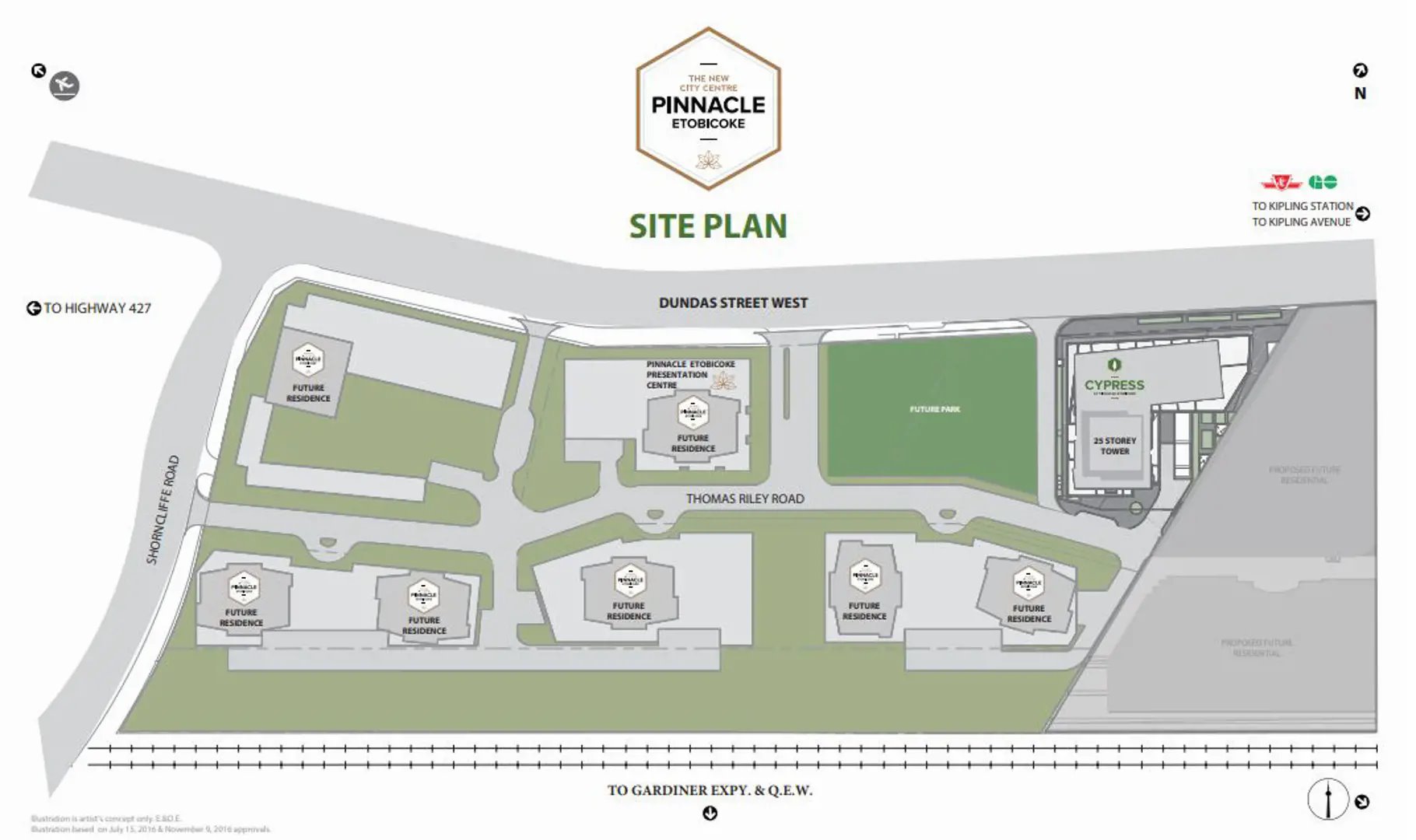 Cypress at Pinnacle Etobicoke in Toronto — rendering 13