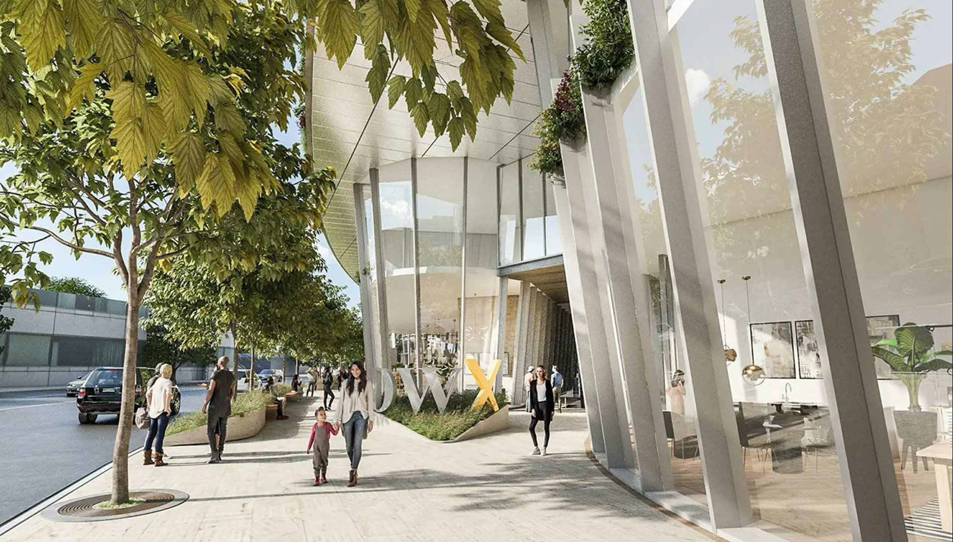 Designers Walk in Toronto — rendering 3
