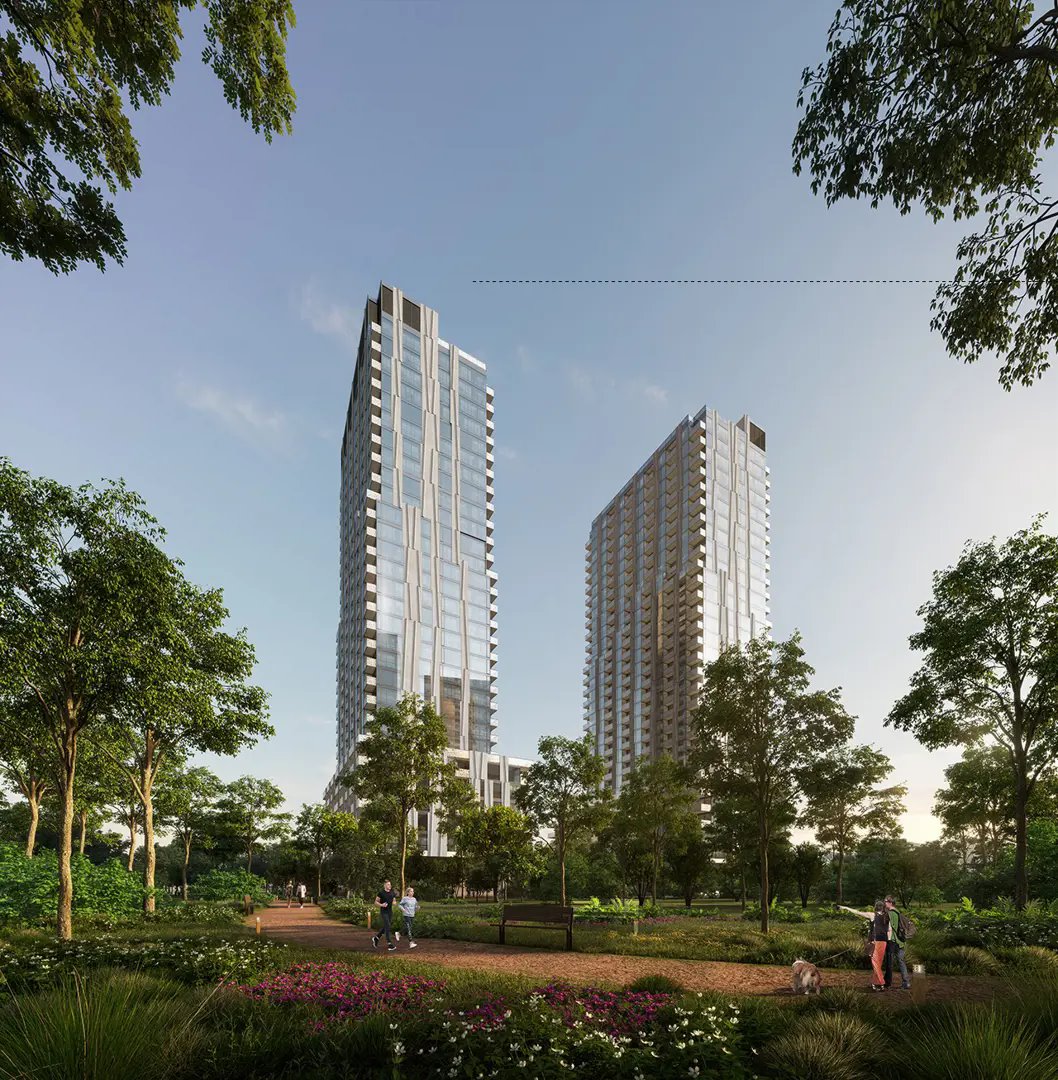 Distrikt Trafalgar in Oakville — rendering 3