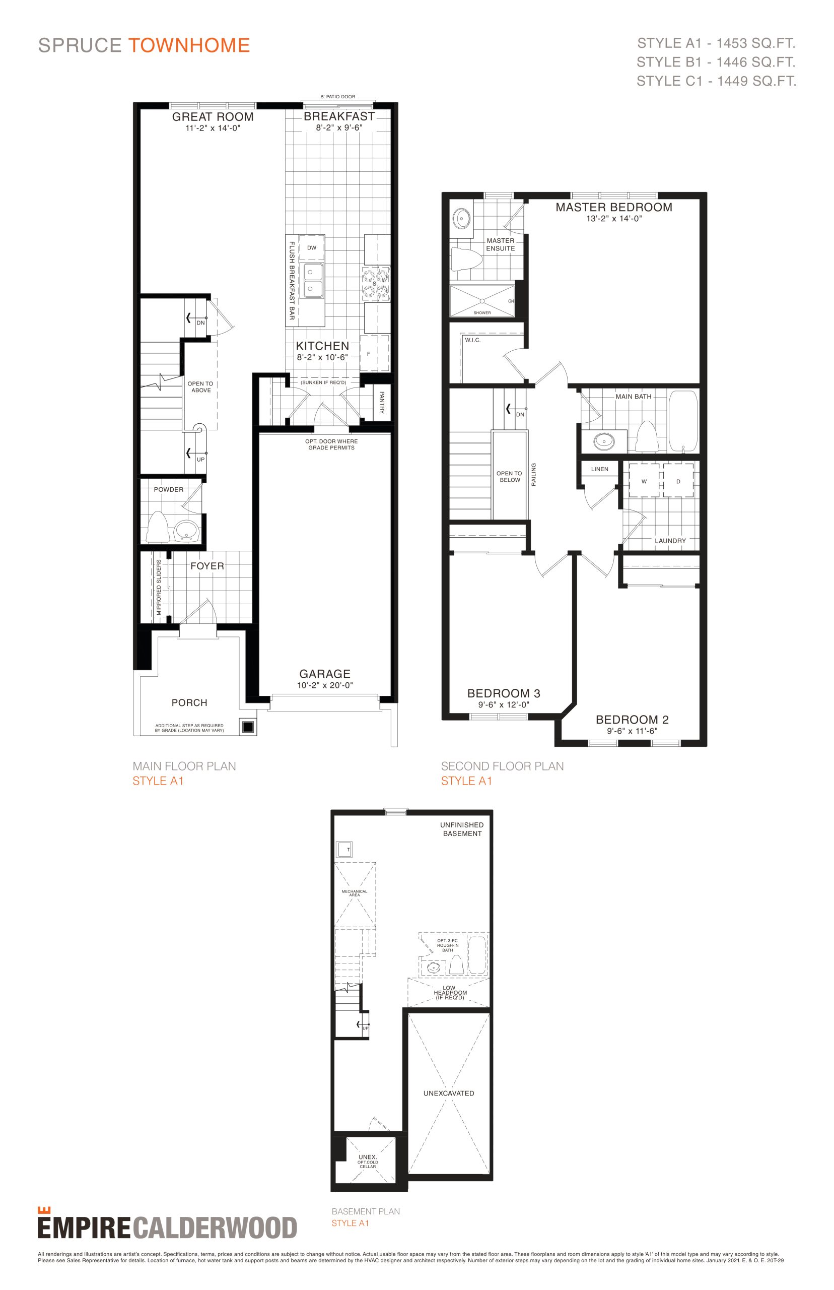 Spruce floor plan