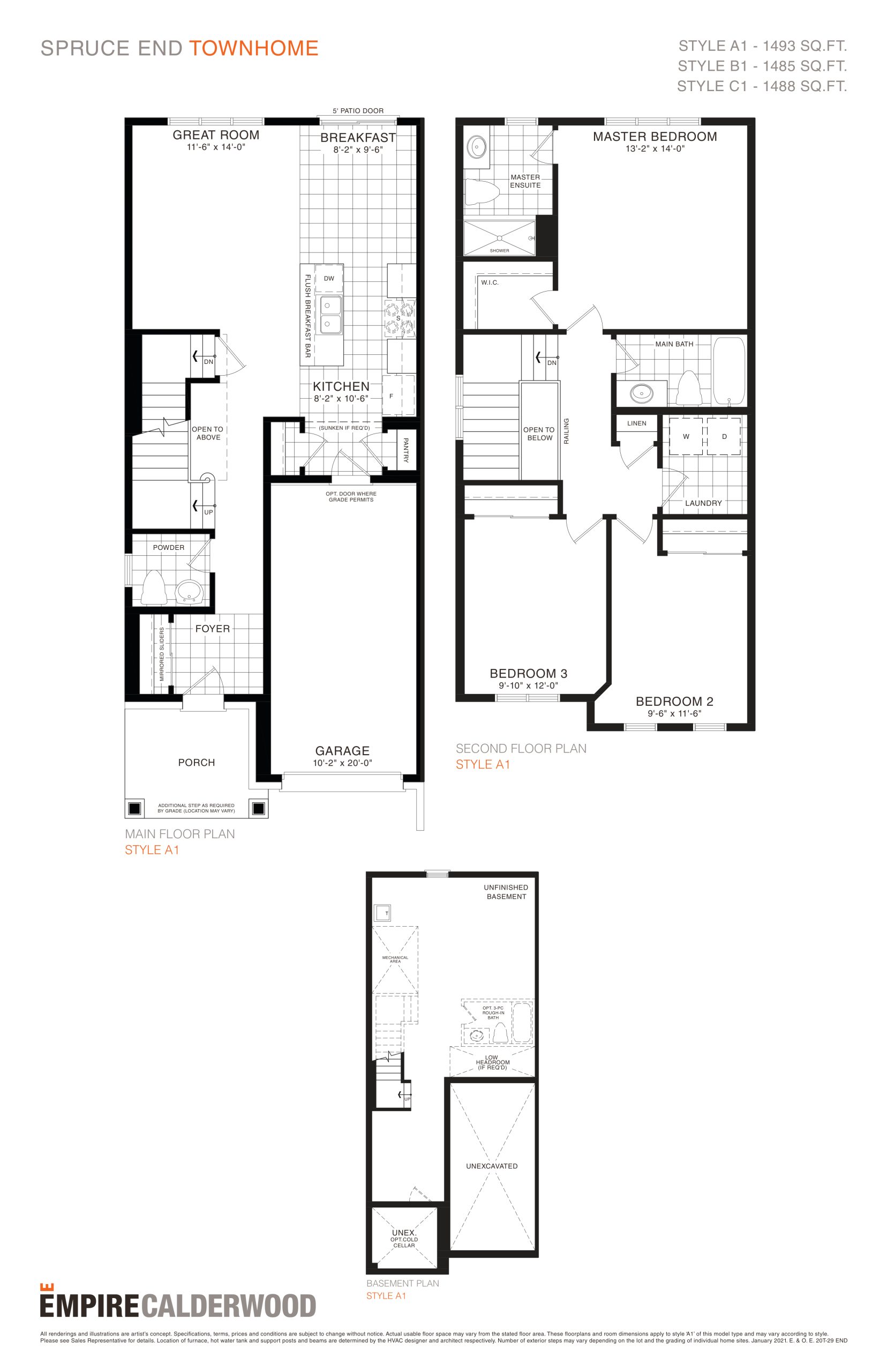 Spruce End floor plan