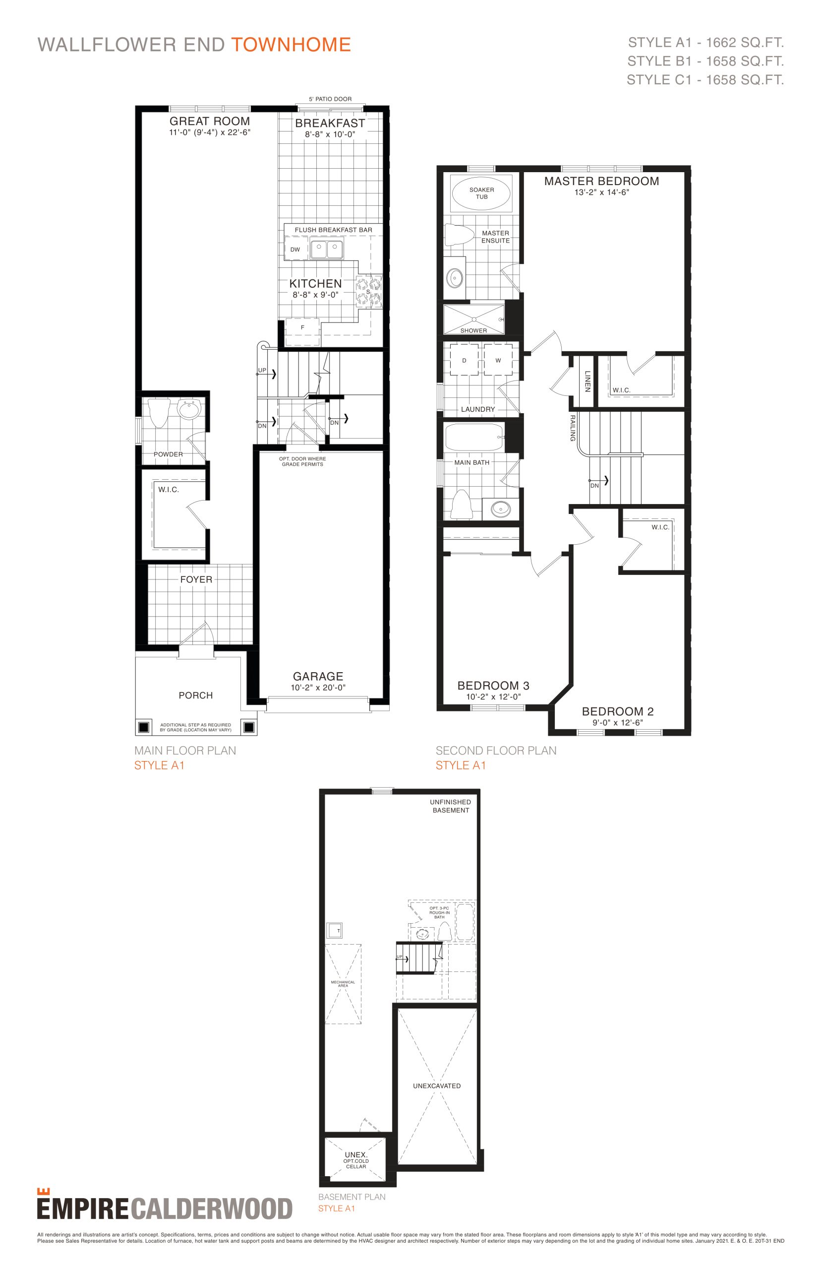 Wallflower End floor plan