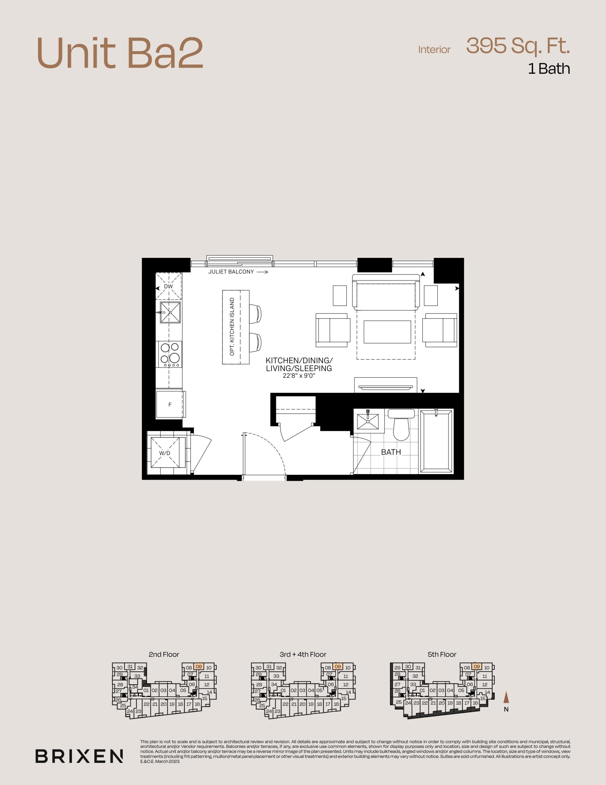 Unit Ba2 floor plan