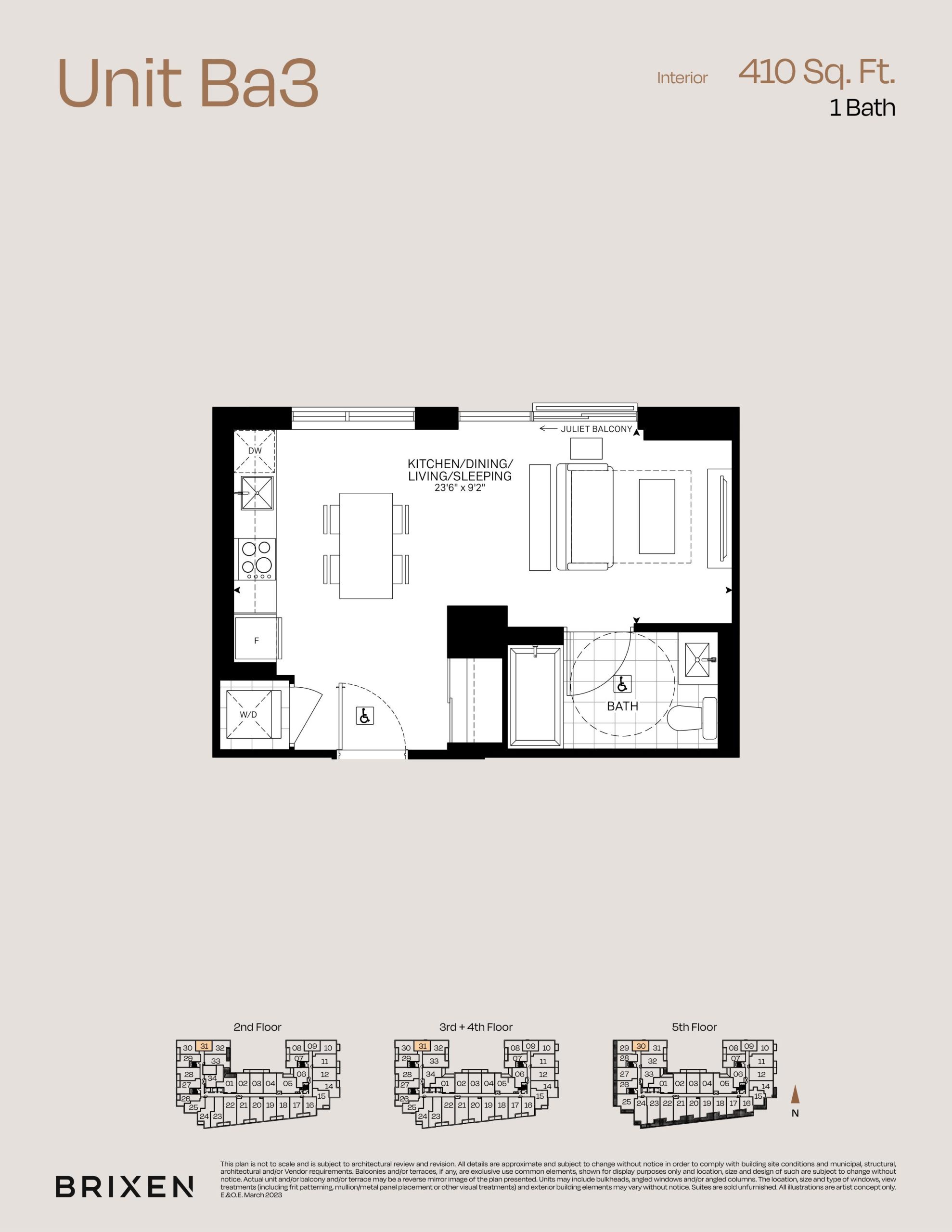 Unit Ba3 floor plan