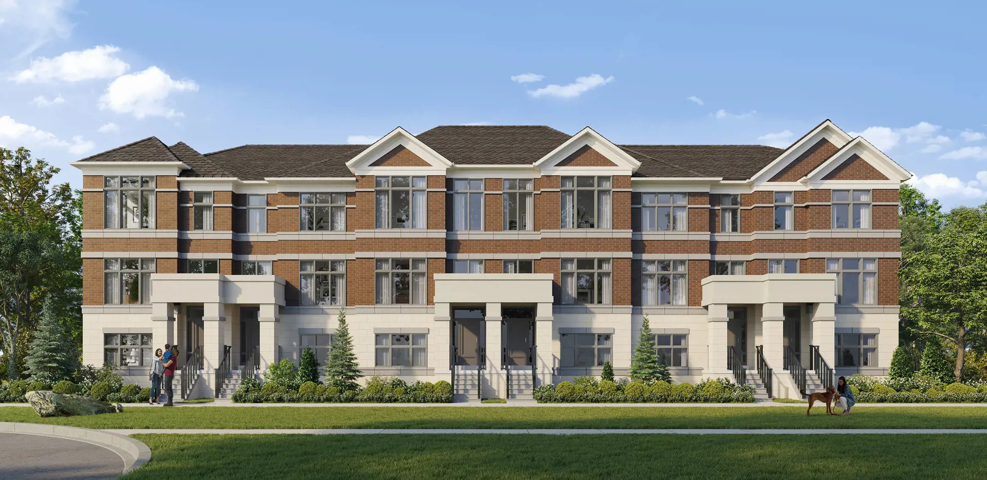 Ivylea Towns in Richmond Hill — rendering 3