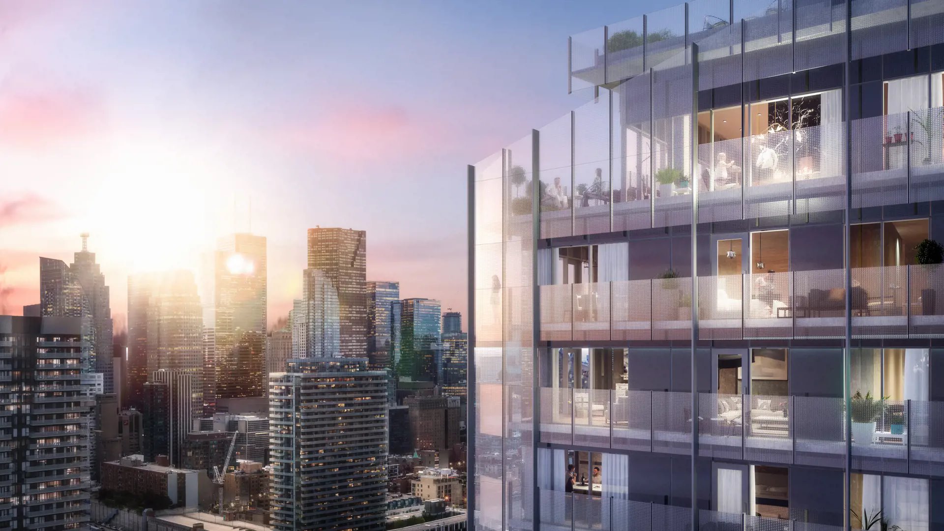Lake Suites Tower in Toronto — rendering 3