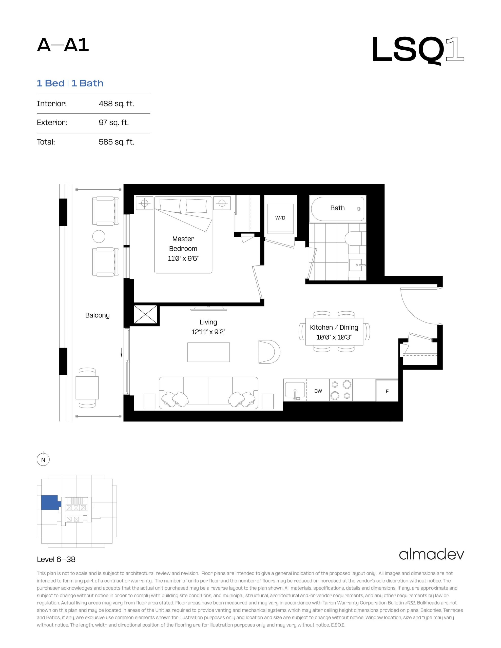 A-A1 floor plan
