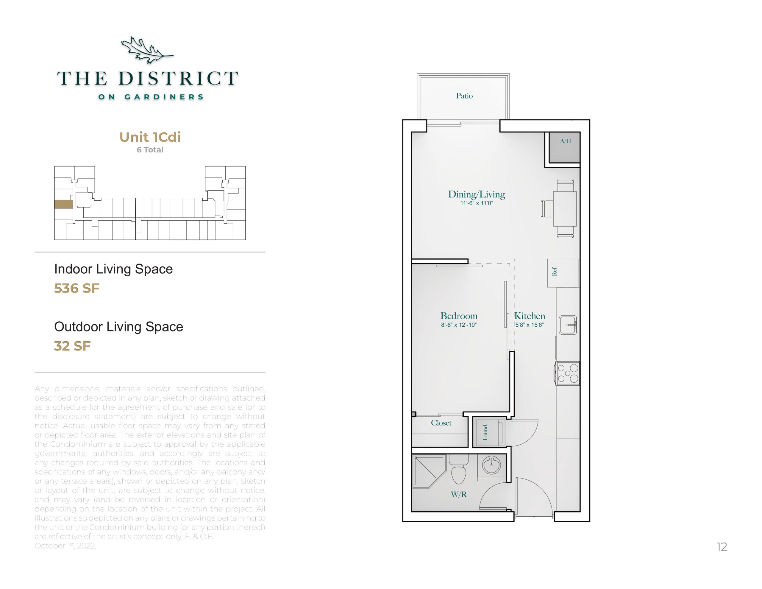Unit 1Cdi floor plan