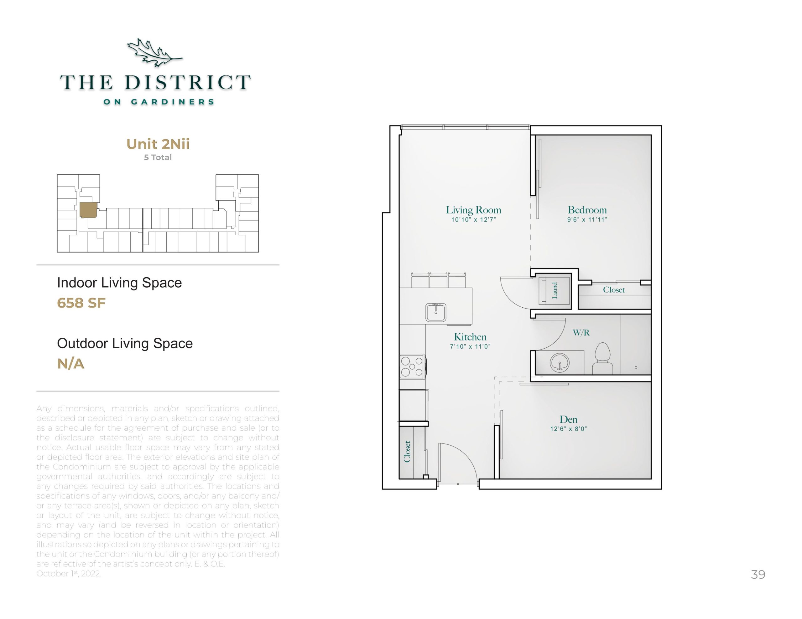 Unit 2Nii floor plan
