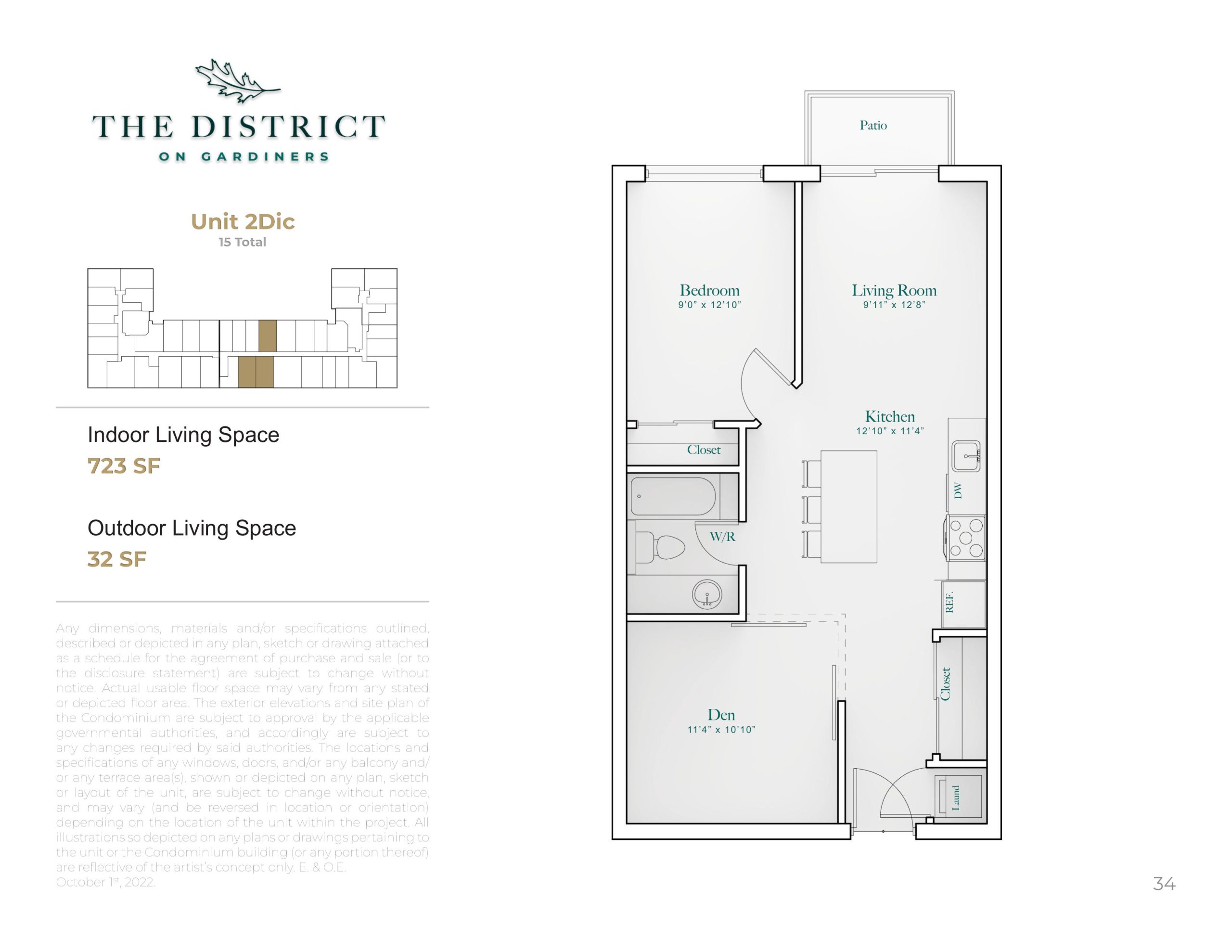 Unit 2Dic floor plan