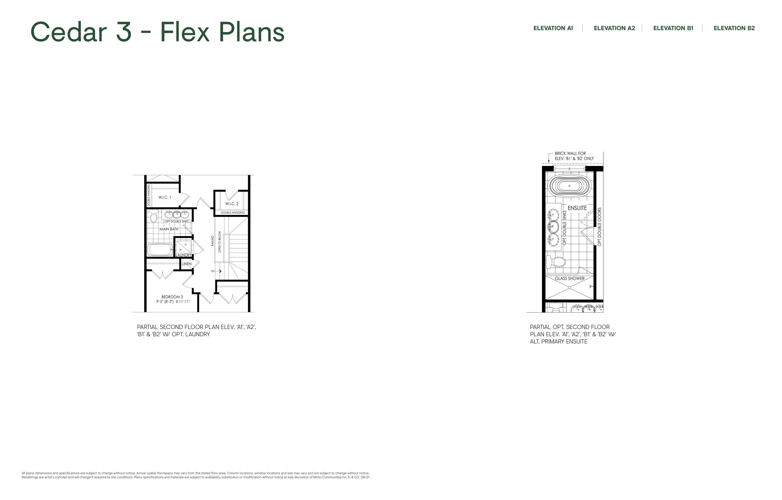 Cedar 3 - Flex Plans (2 of 2) floor plan