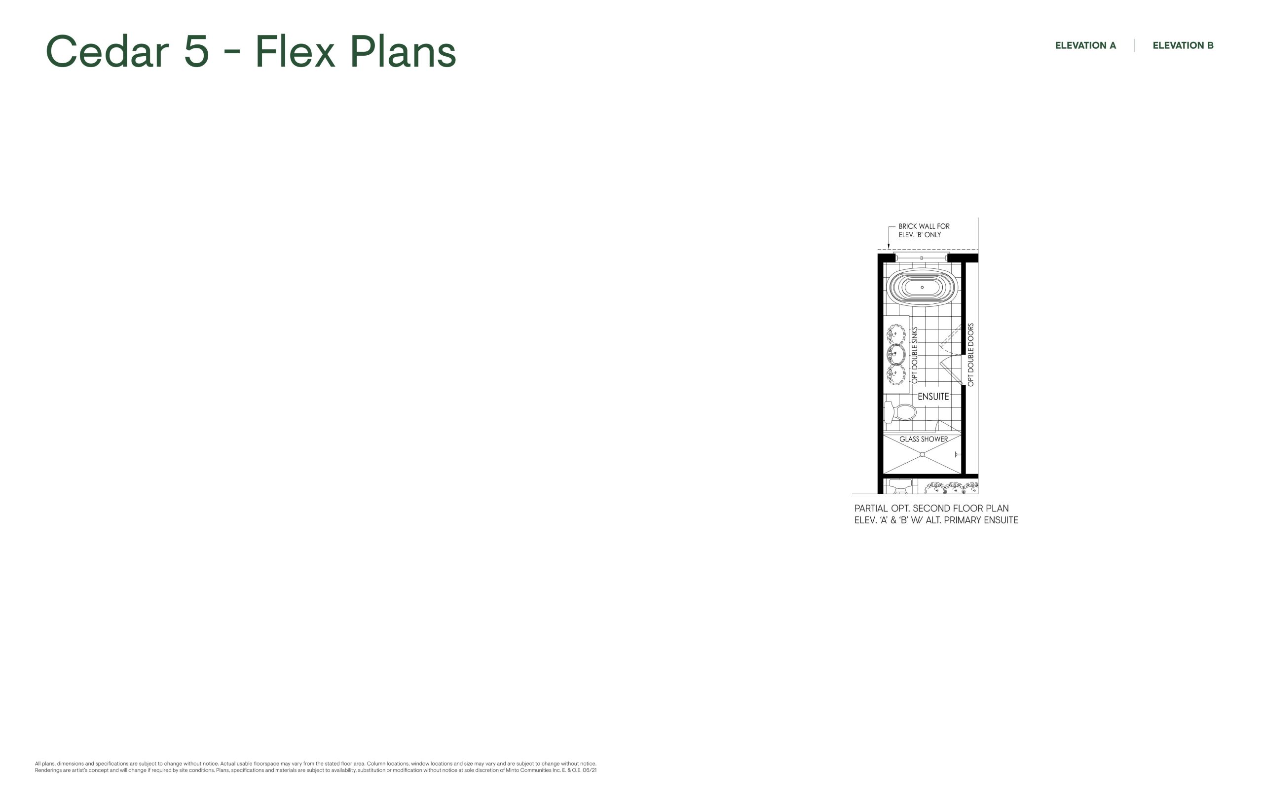 Cedar 5 - Flex Plans (2 of 2) floor plan