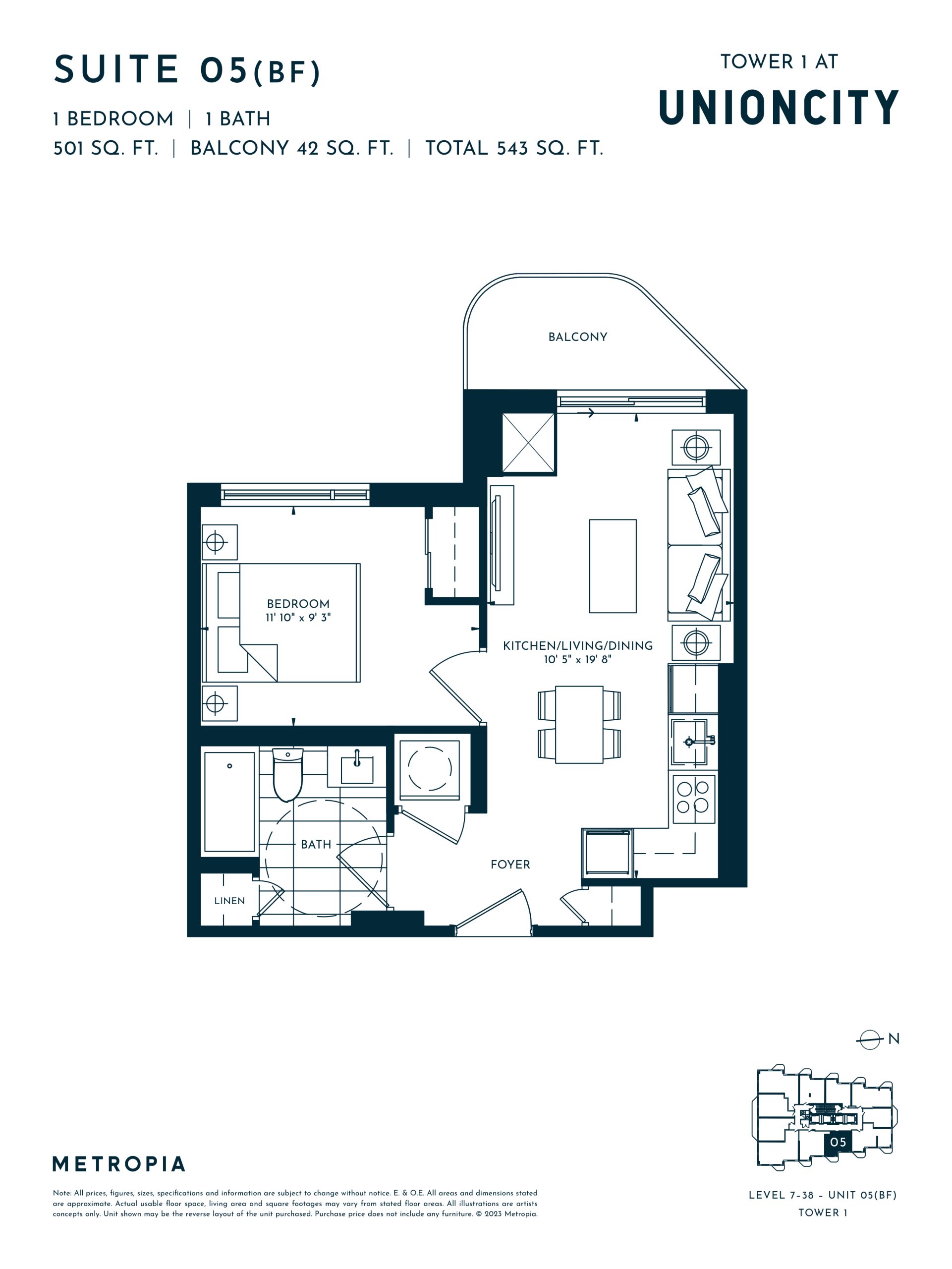 Suite 05 (BF) floor plan
