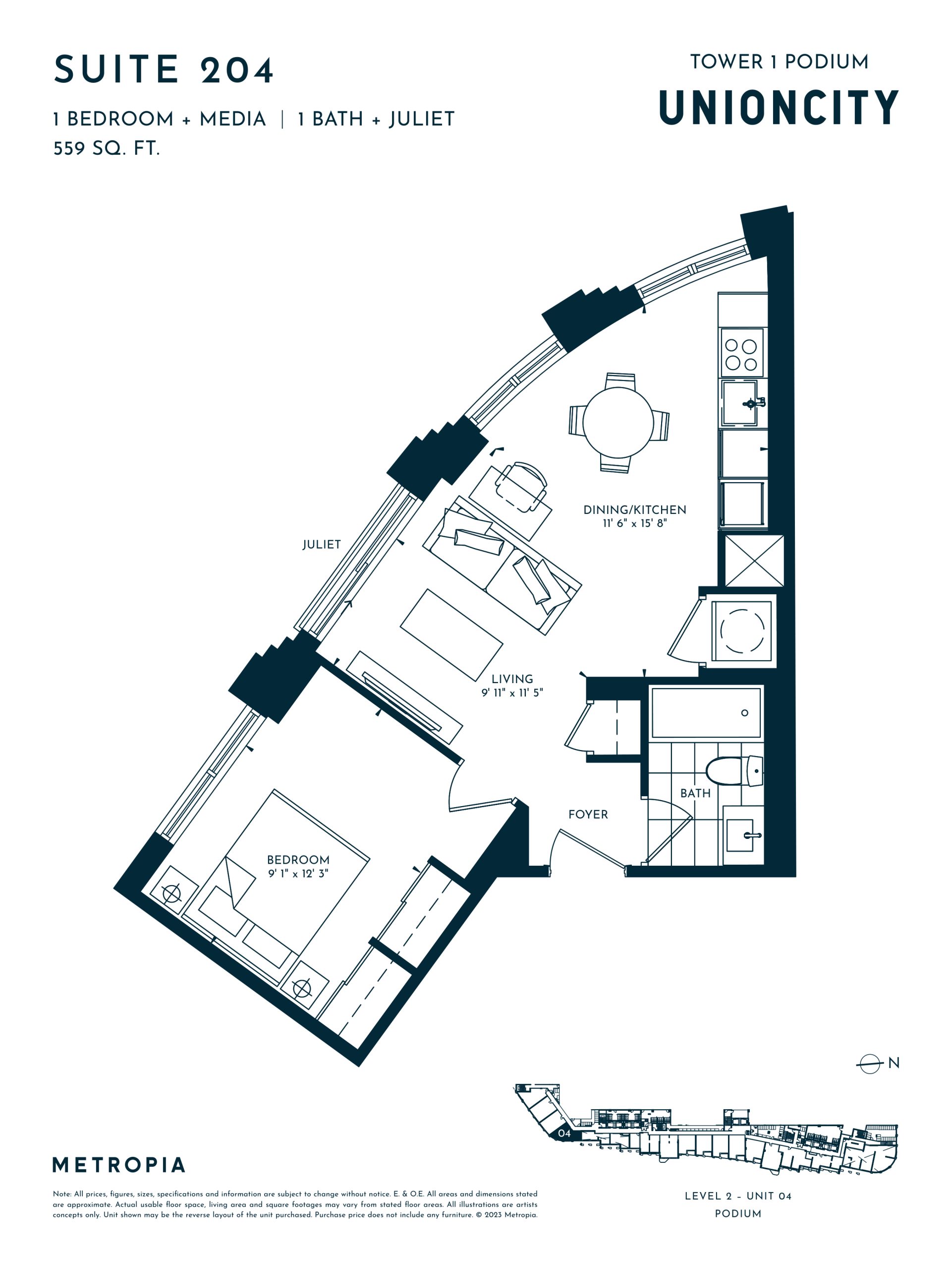Podium - Suite 204 floor plan