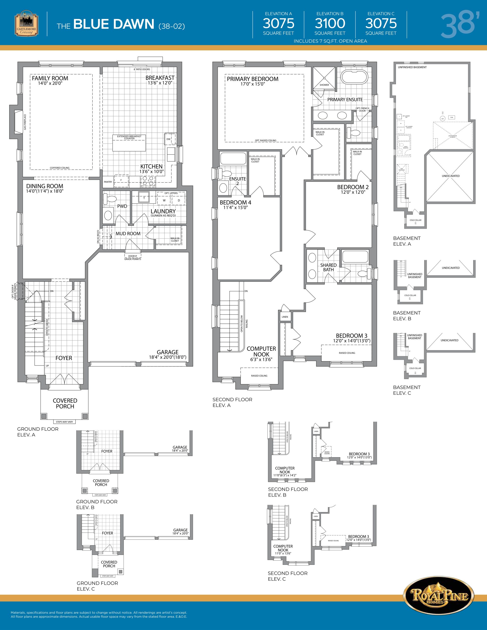 The Blue Dawn floor plan