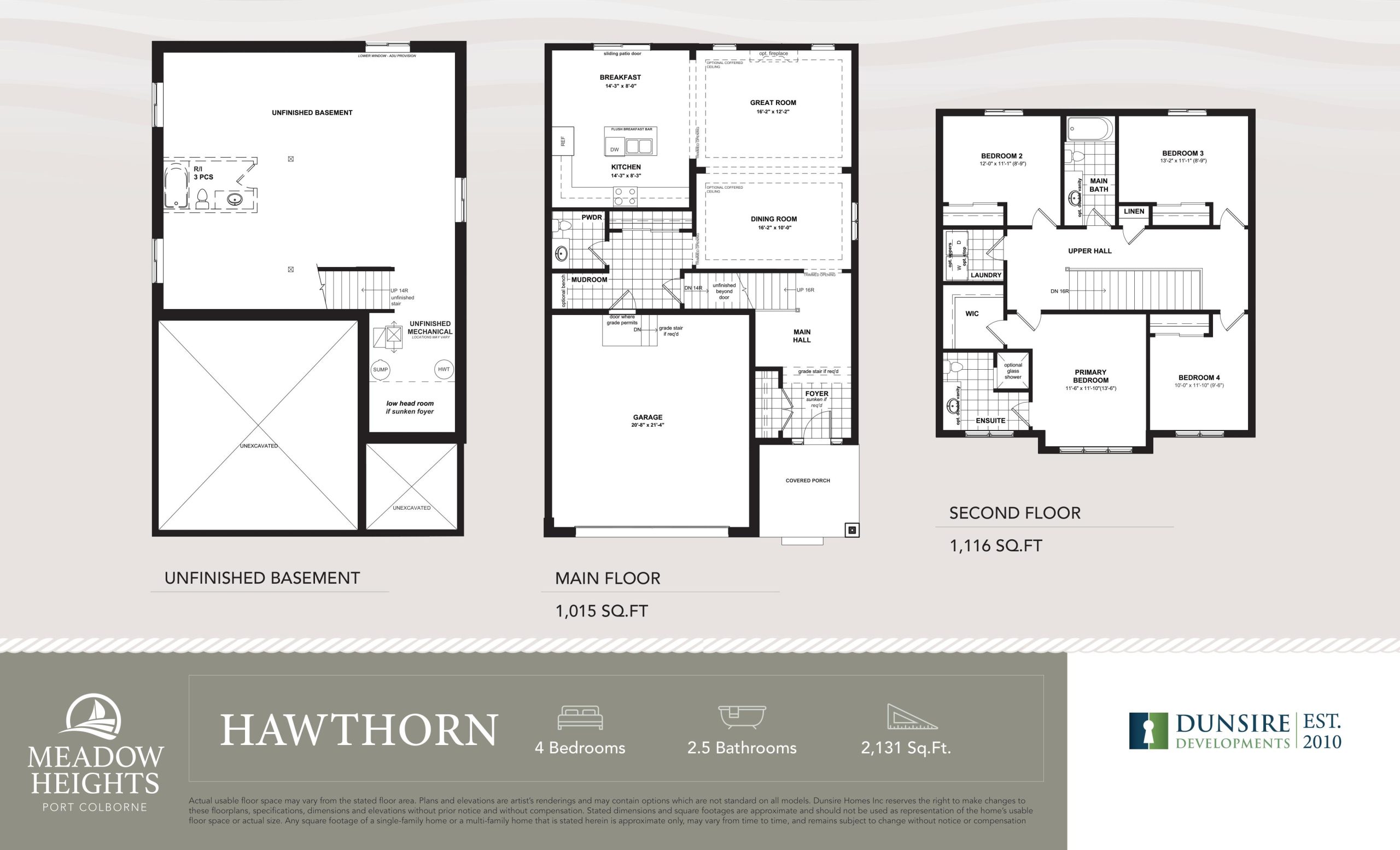 Hawthorn - A floor plan
