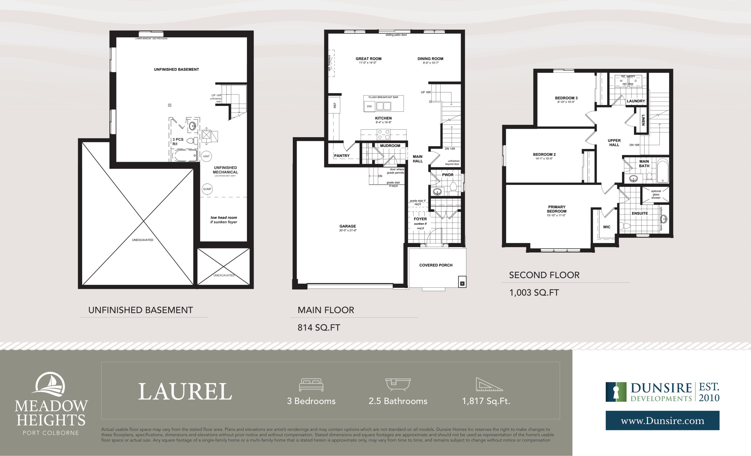 Laurel - B floor plan