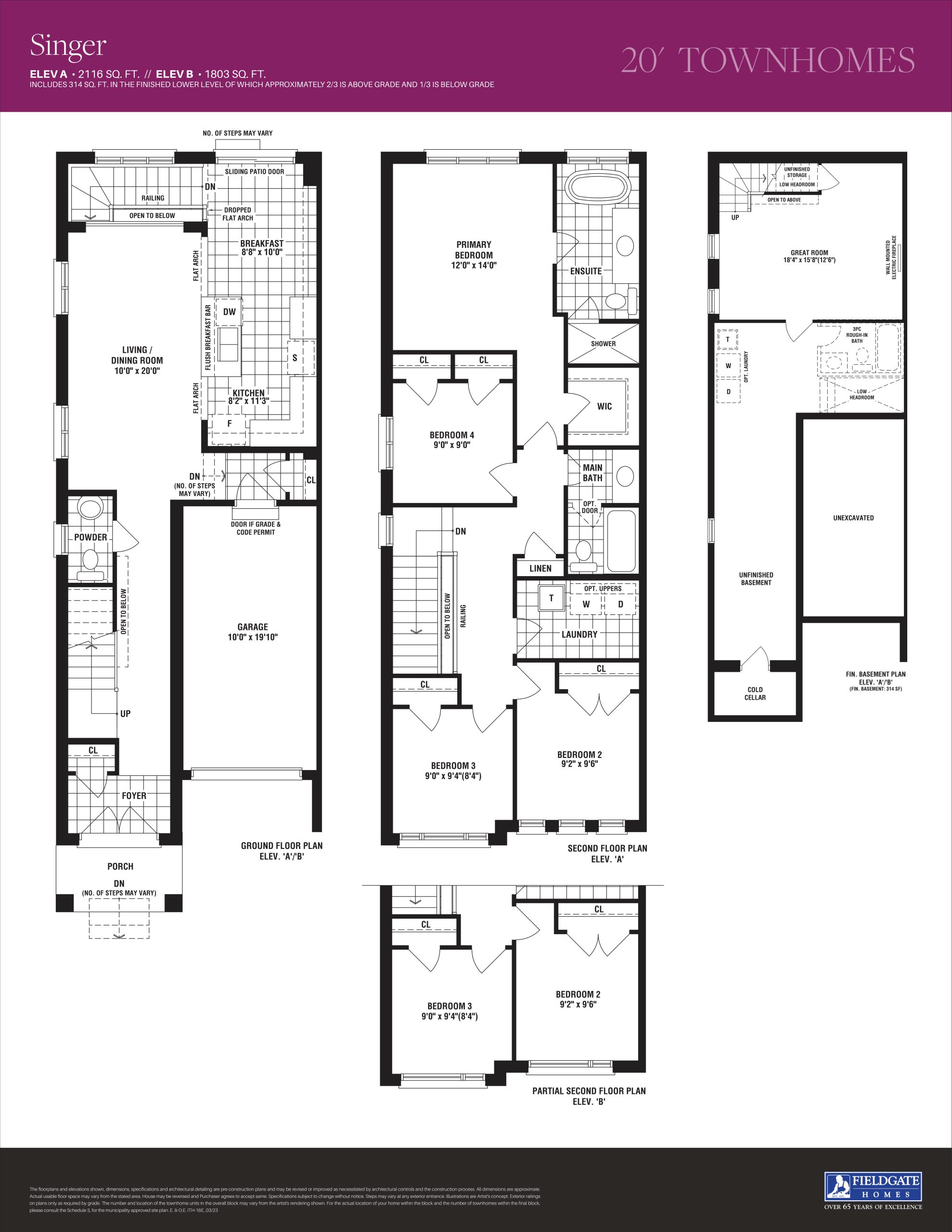 Singer floor plan