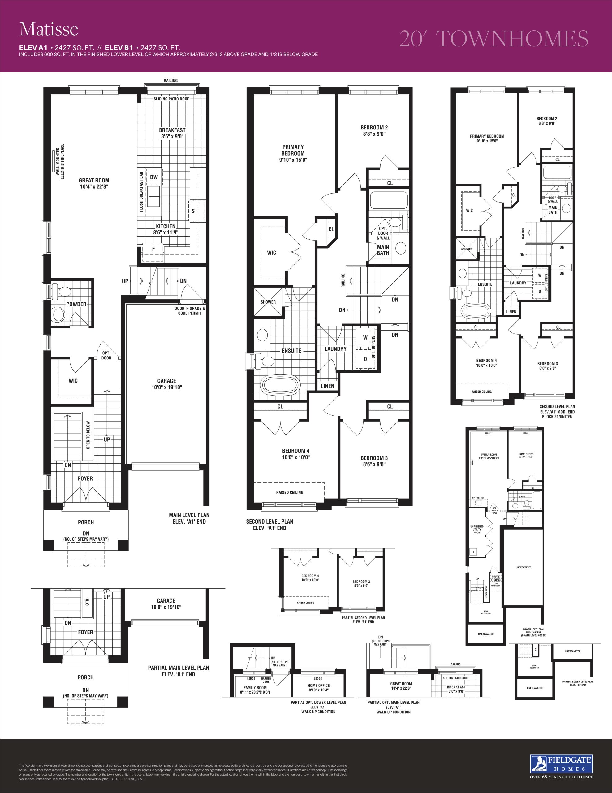 Matisse floor plan