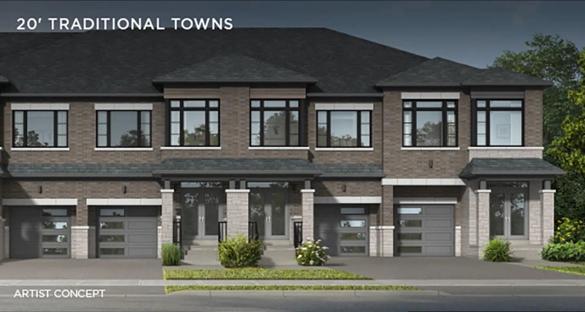 New Kleinburg in Vaughan — rendering 3
