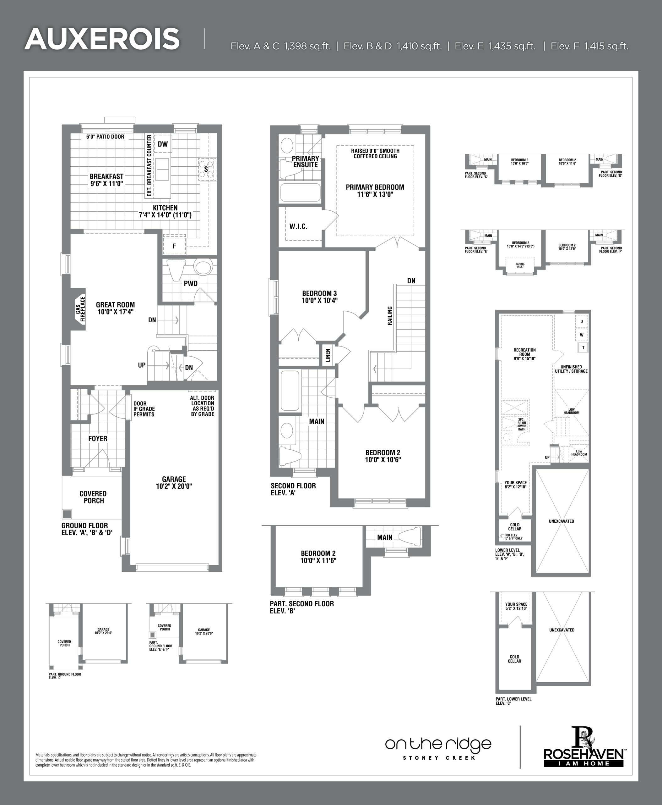 Auxerois floor plan