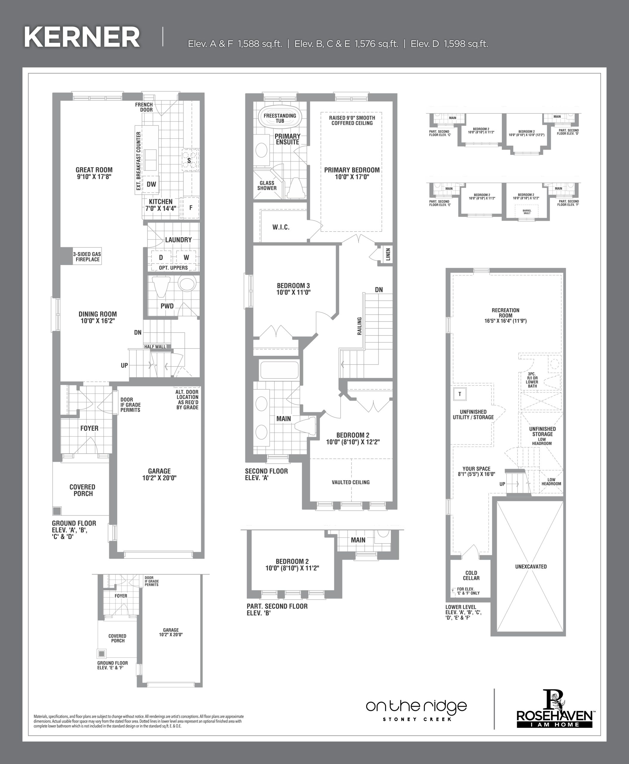 Kerner floor plan