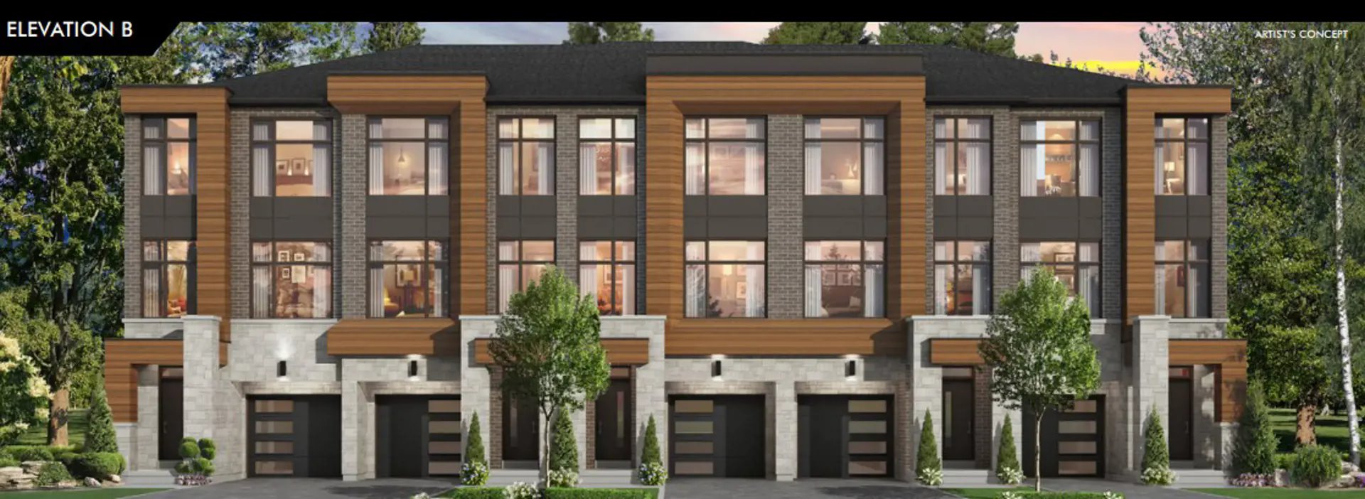The Towns of Rutherford Heights in Vaughan — rendering 4