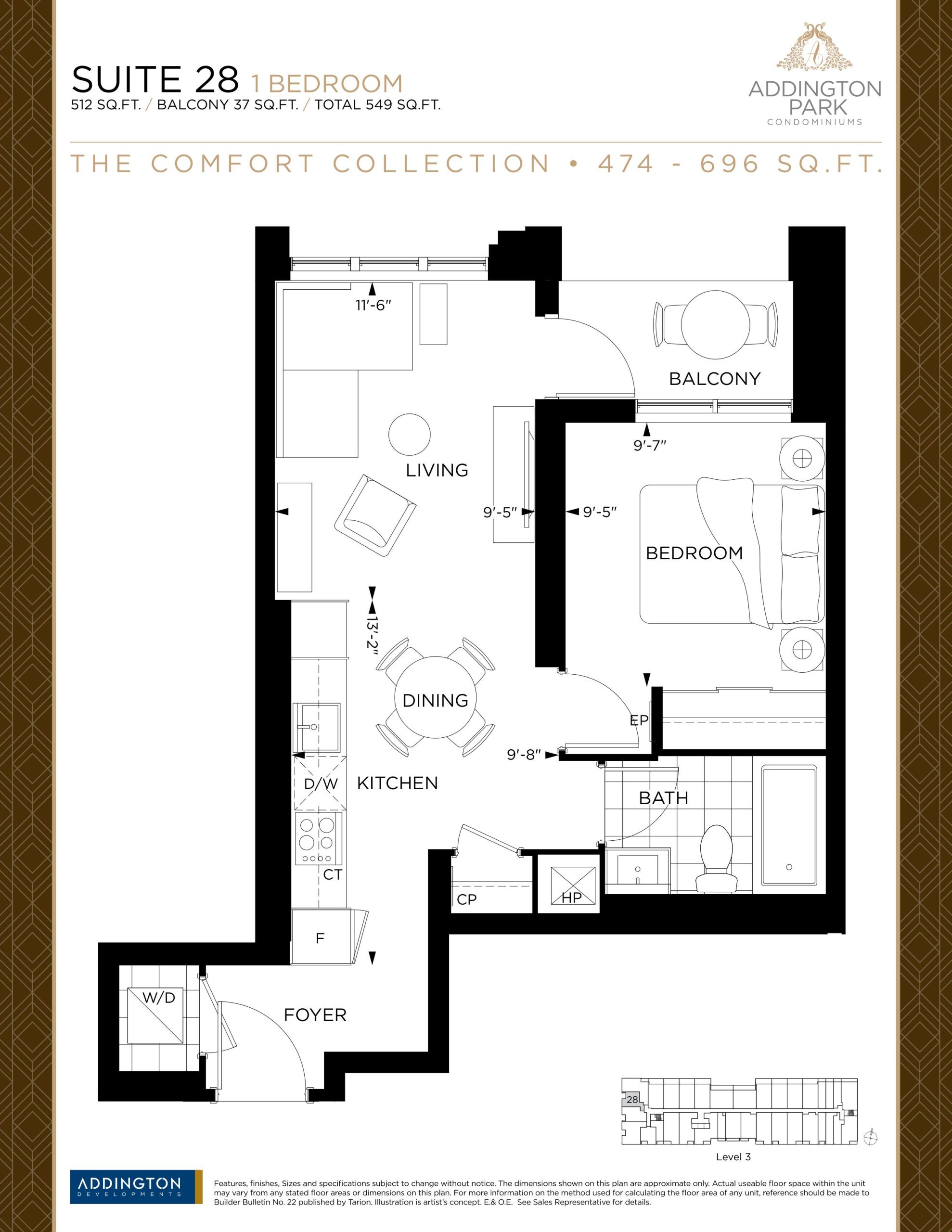 Suite 28 floor plan