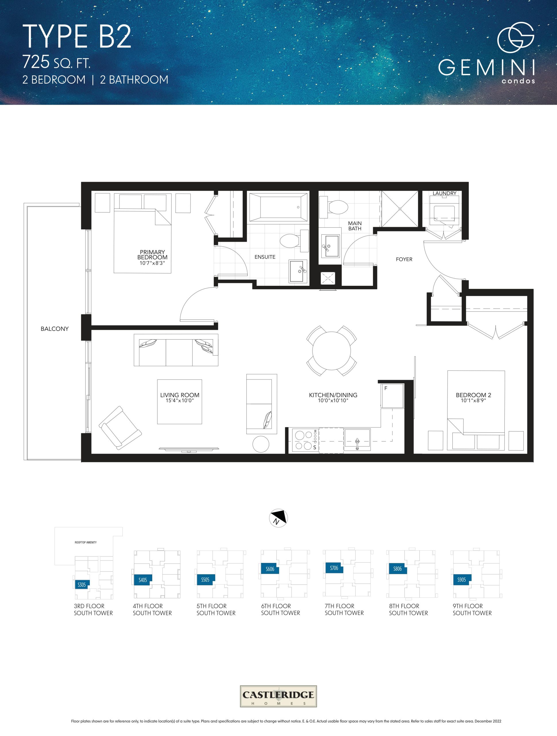 Type B2 floor plan