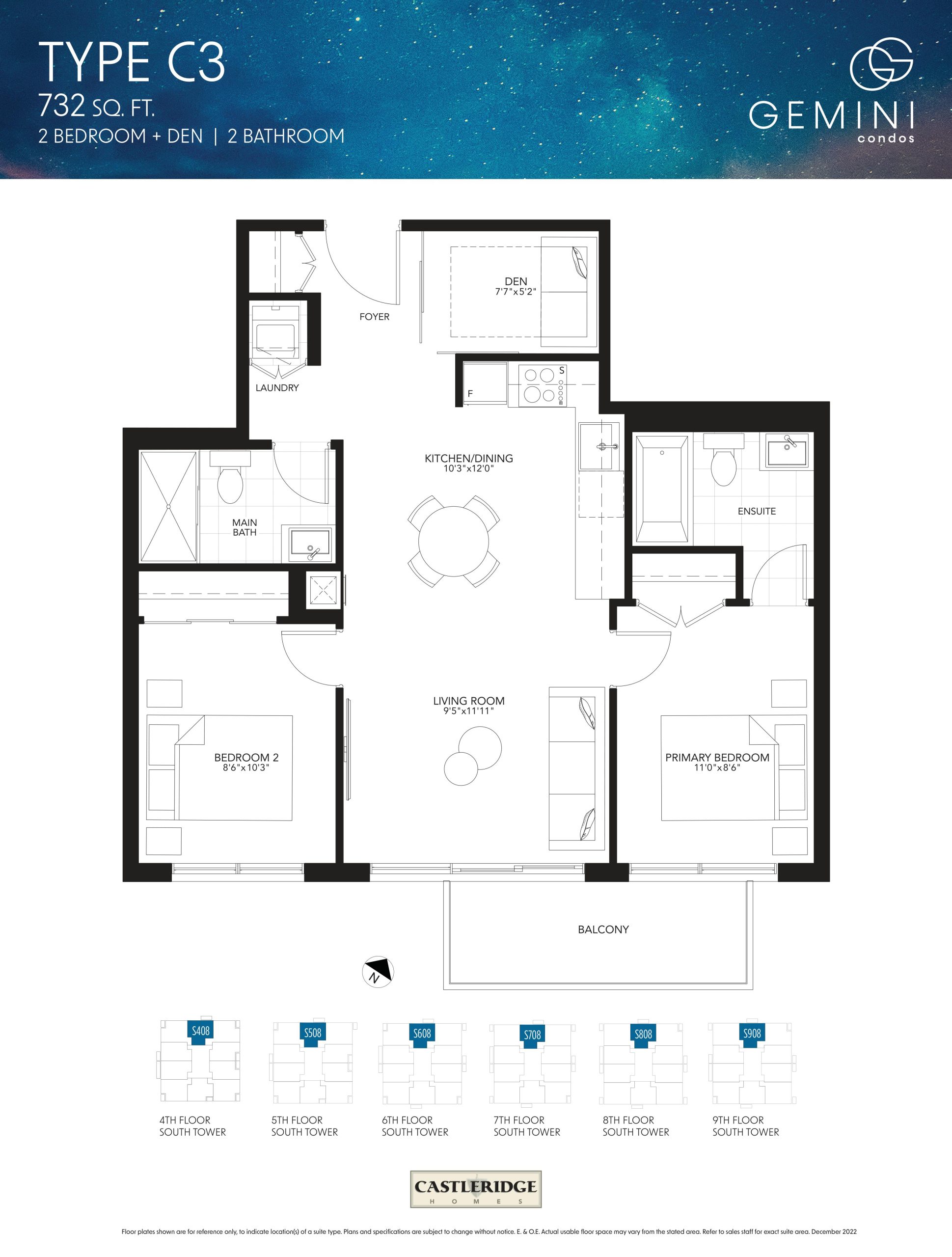 Type C3 floor plan