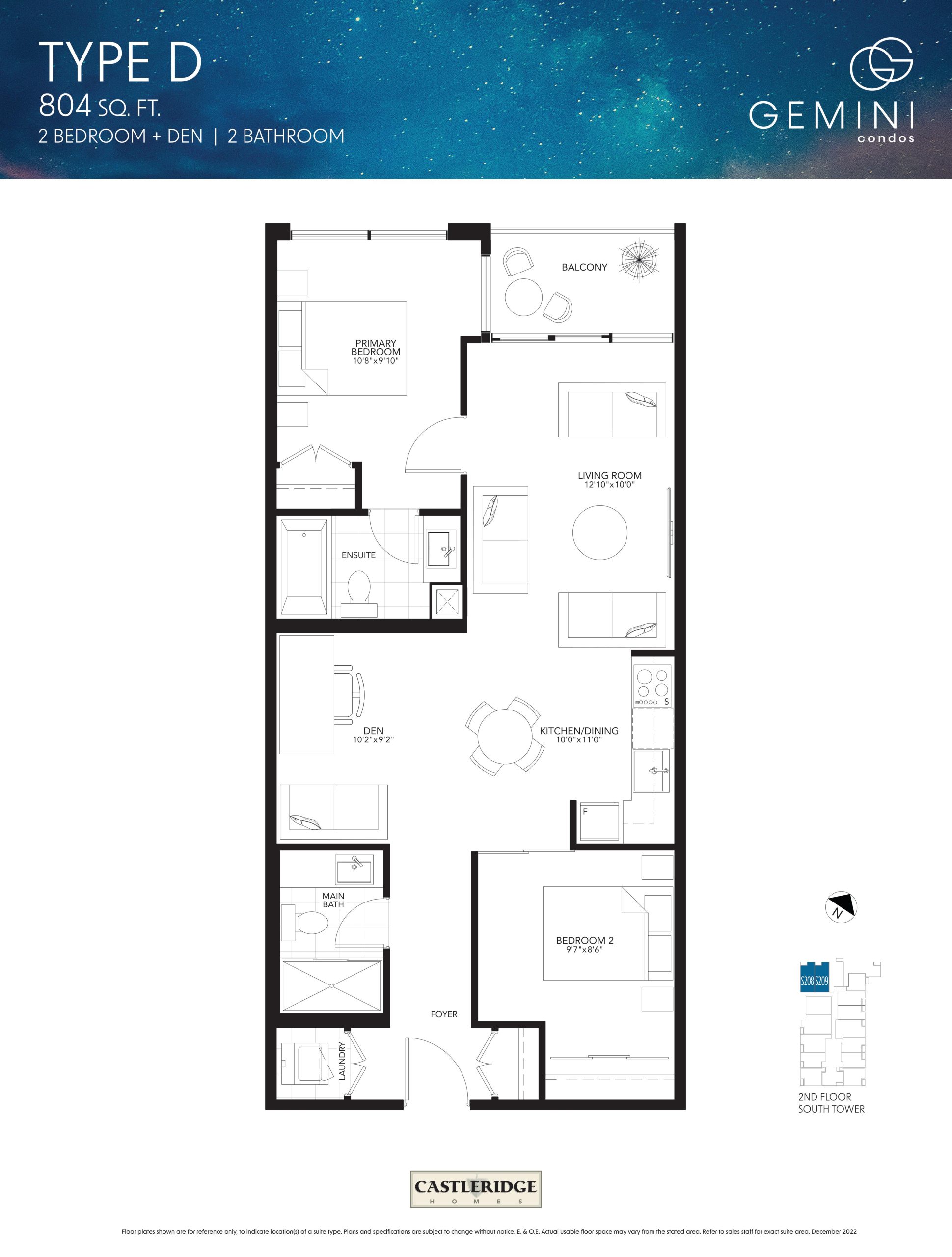 Type D floor plan