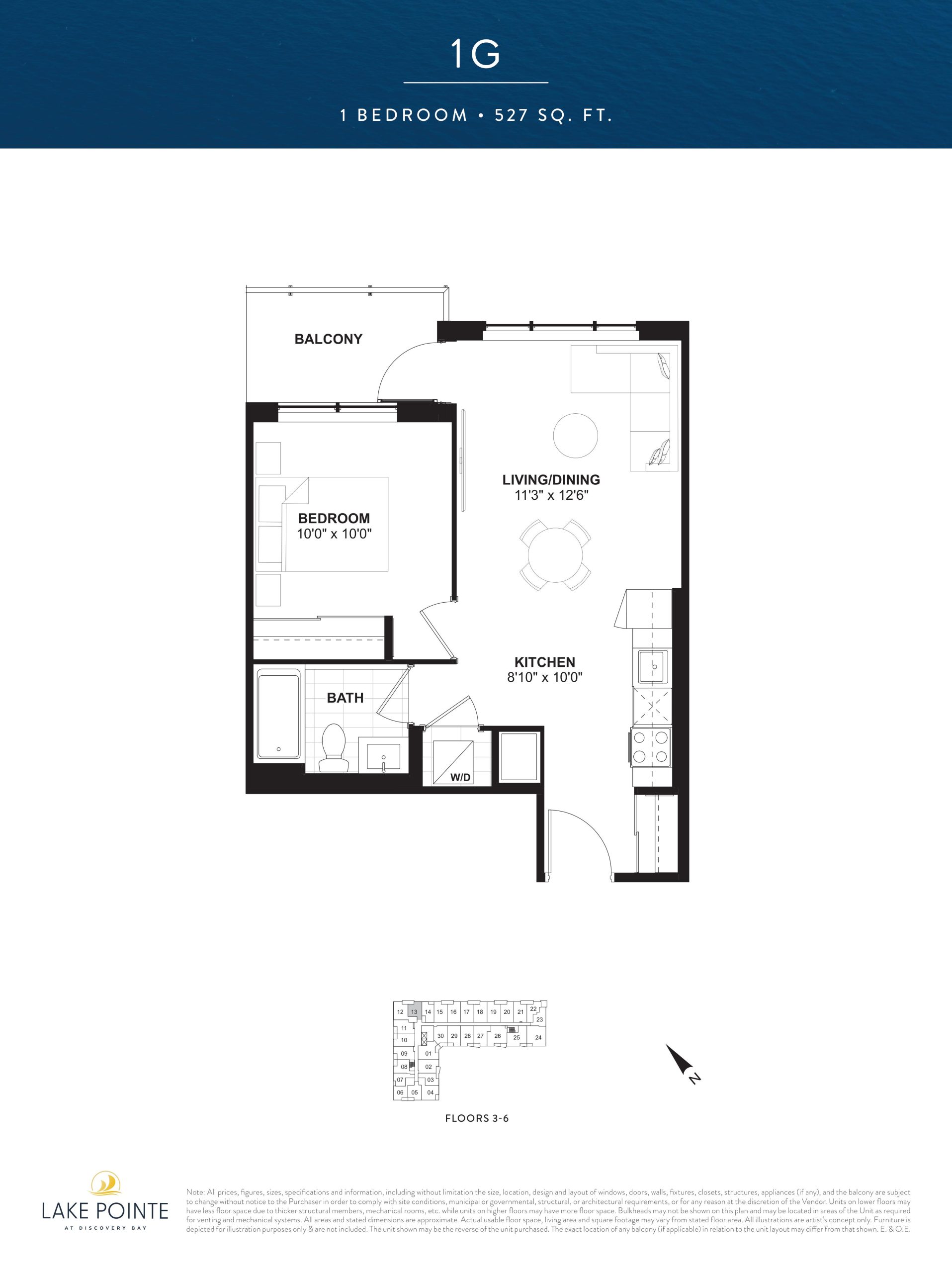 1G floor plan