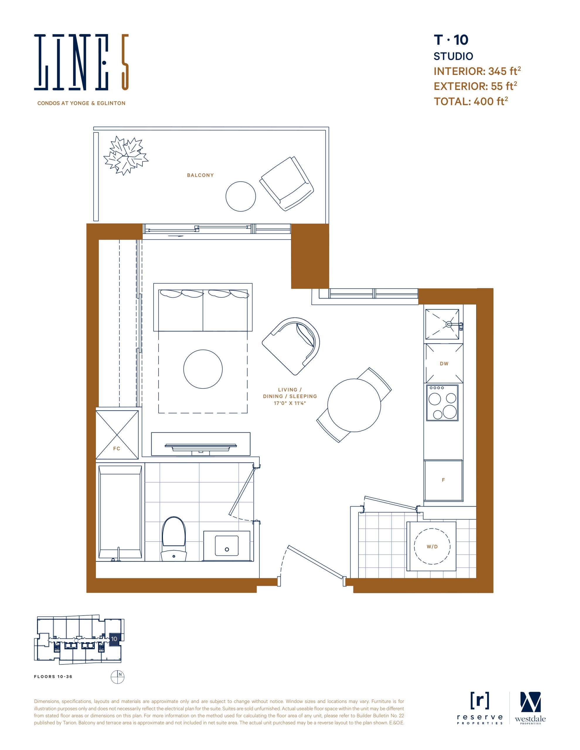 T-10 floor plan