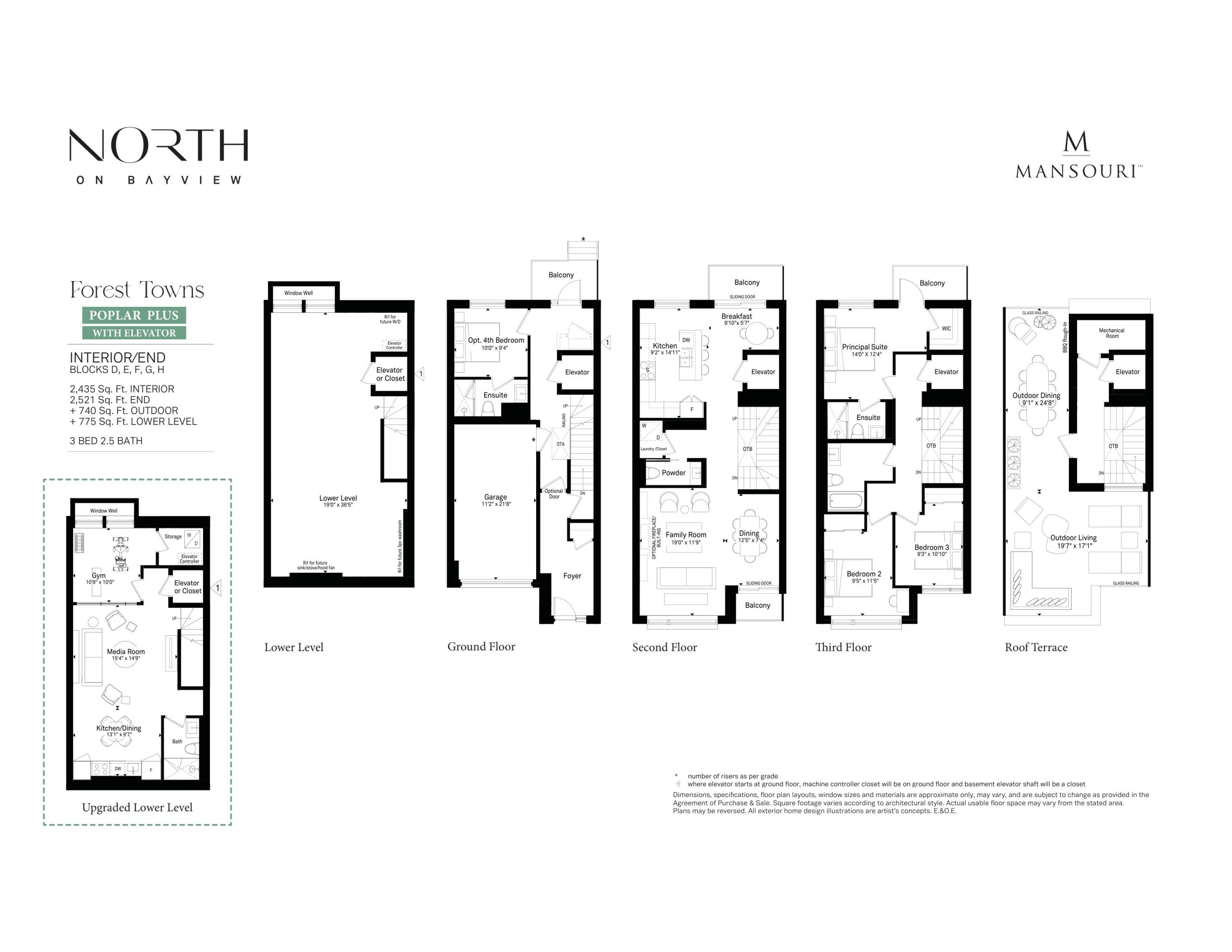 Poplar Plus w/ Elevator floor plan
