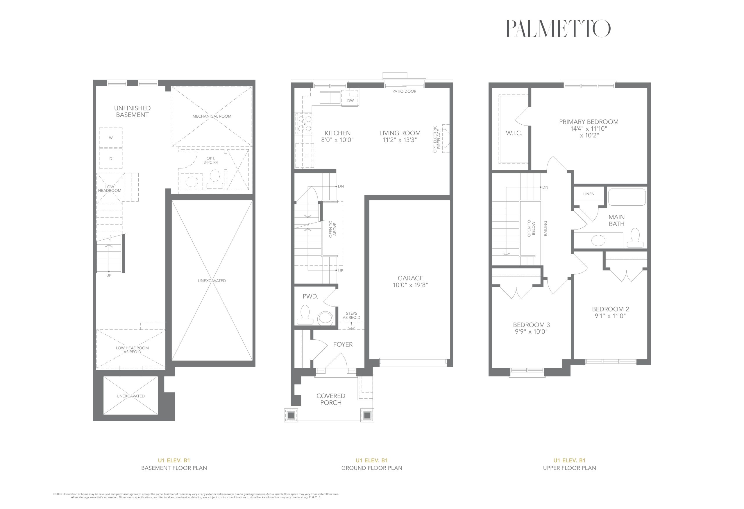Ashton U1 Elev. B1 floor plan