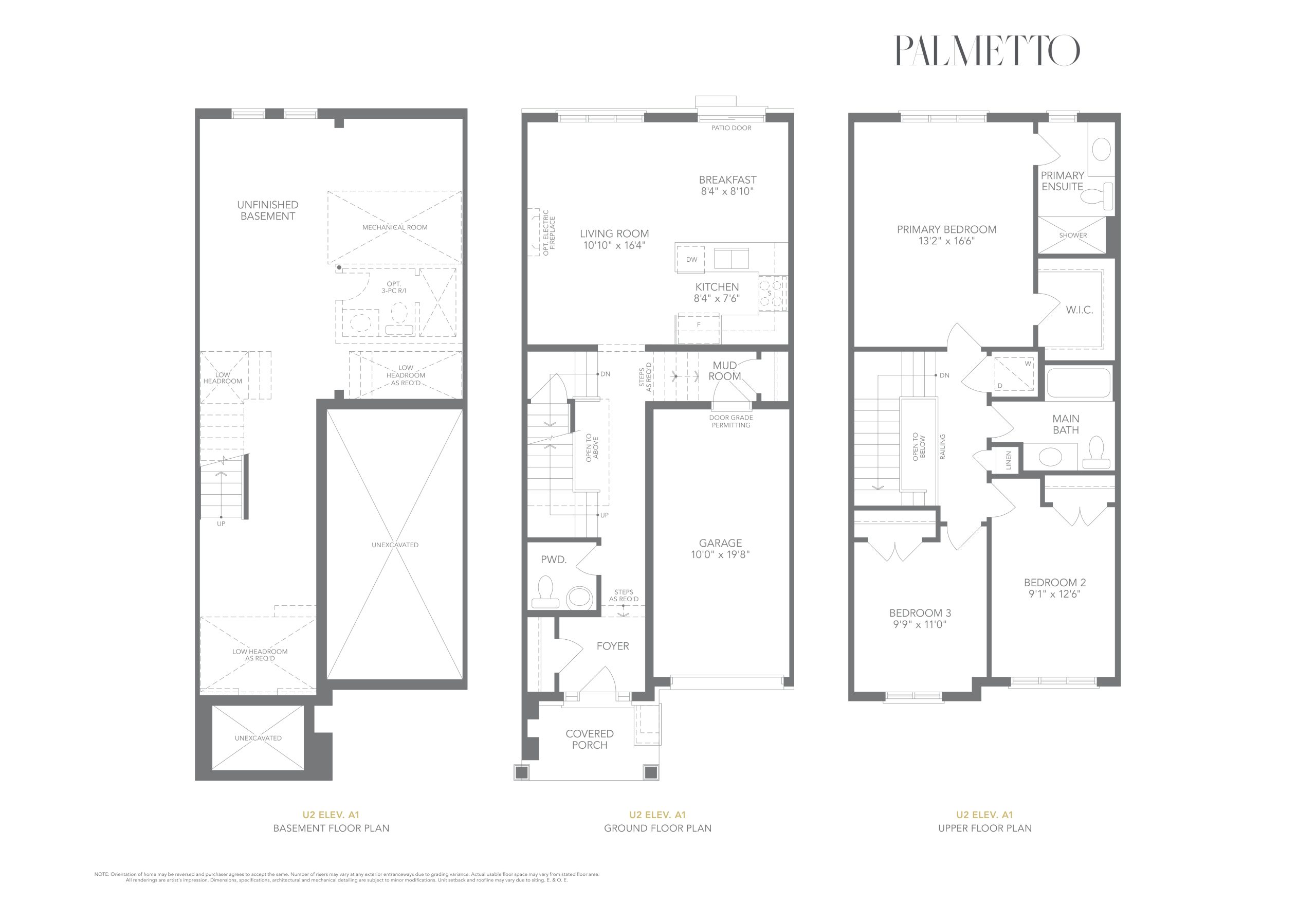 Ashton U2 Elev. A1 floor plan