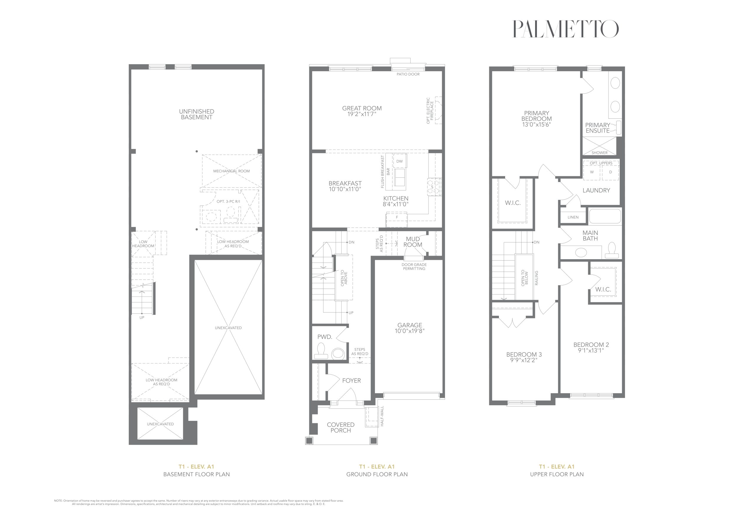 Ashton T1 Elev. A1 floor plan